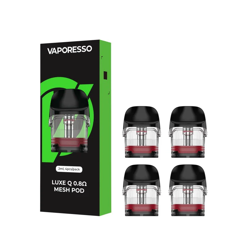 Vaporesso Luxe Q Mesh Replacement Pod | 4 Pack | 0.8ohm product image