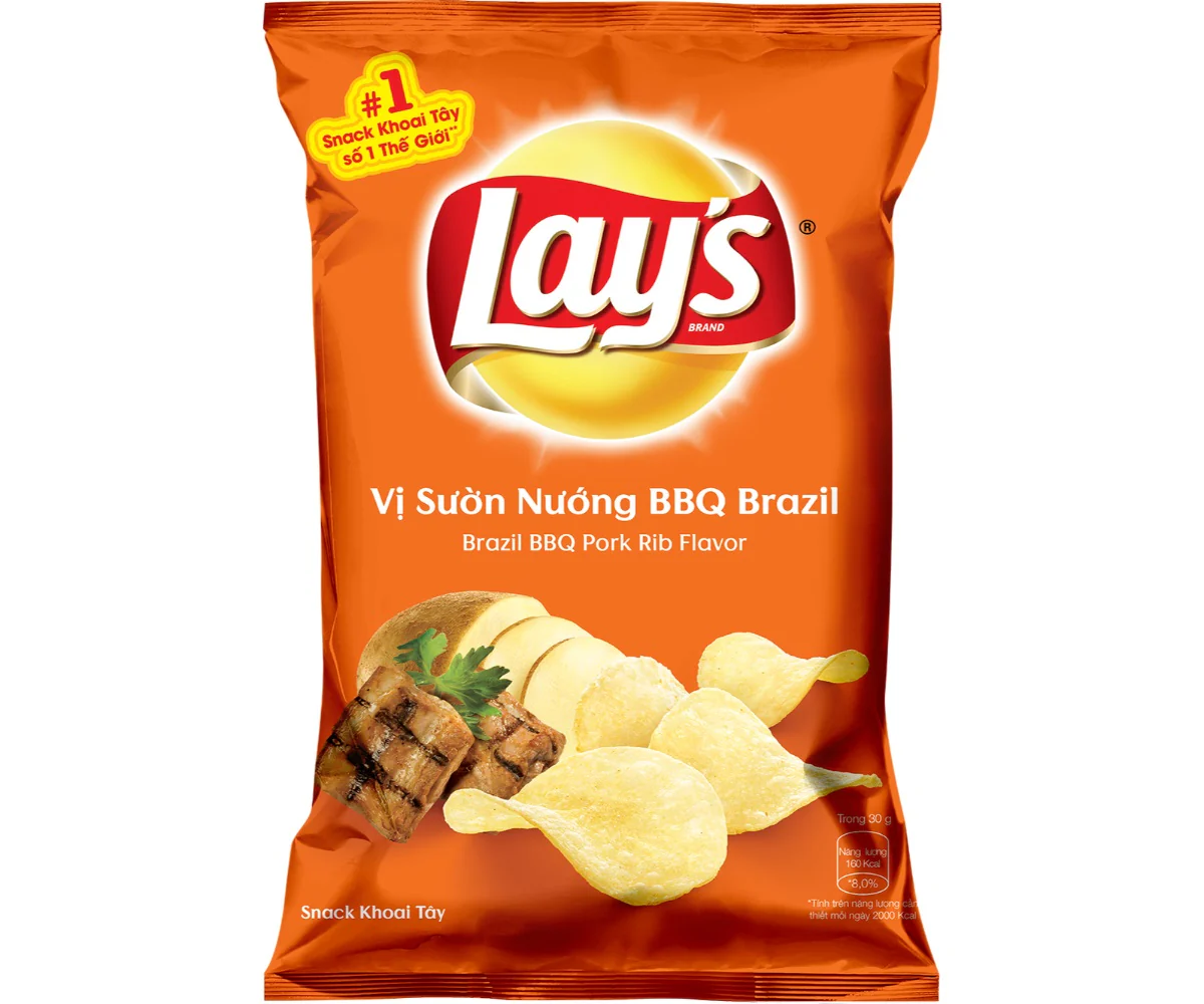 Lays | 90 gram | Brazil BBQ Pork Rib product image