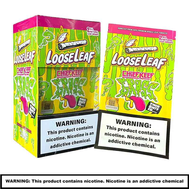 LooseLeaf Hand Cut Tobacco Leaf | 2 pack | 20 Count Box | Chief Keef X Gross Mystery  product image