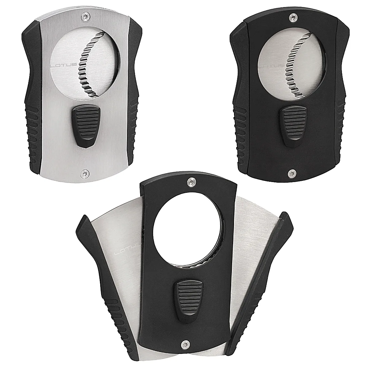 Lotus Barracuda Cigar Cutters (CUT901) | 64 Grams | Matte Black product image