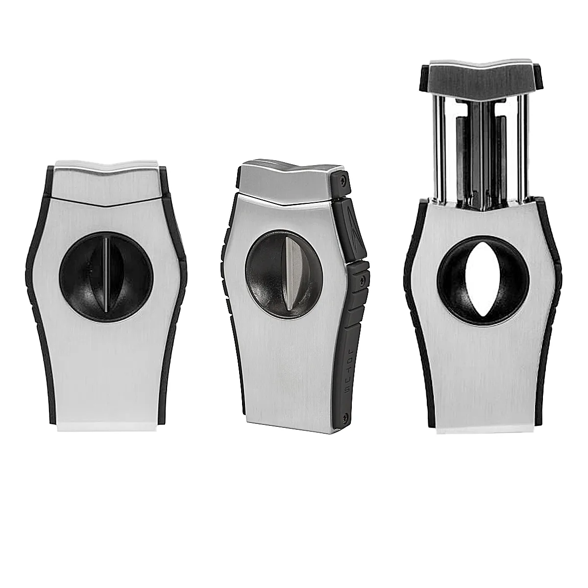 Lotus Viper V-Cut Cigar Cutters (CUT1102) | Chrome-Black product image