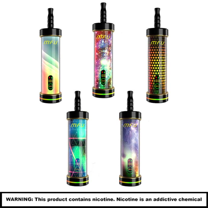 MFU Shisha X2 Hookalit Disposables | 5% Nicotine | 60000 Puffs | 5 Count Display product image