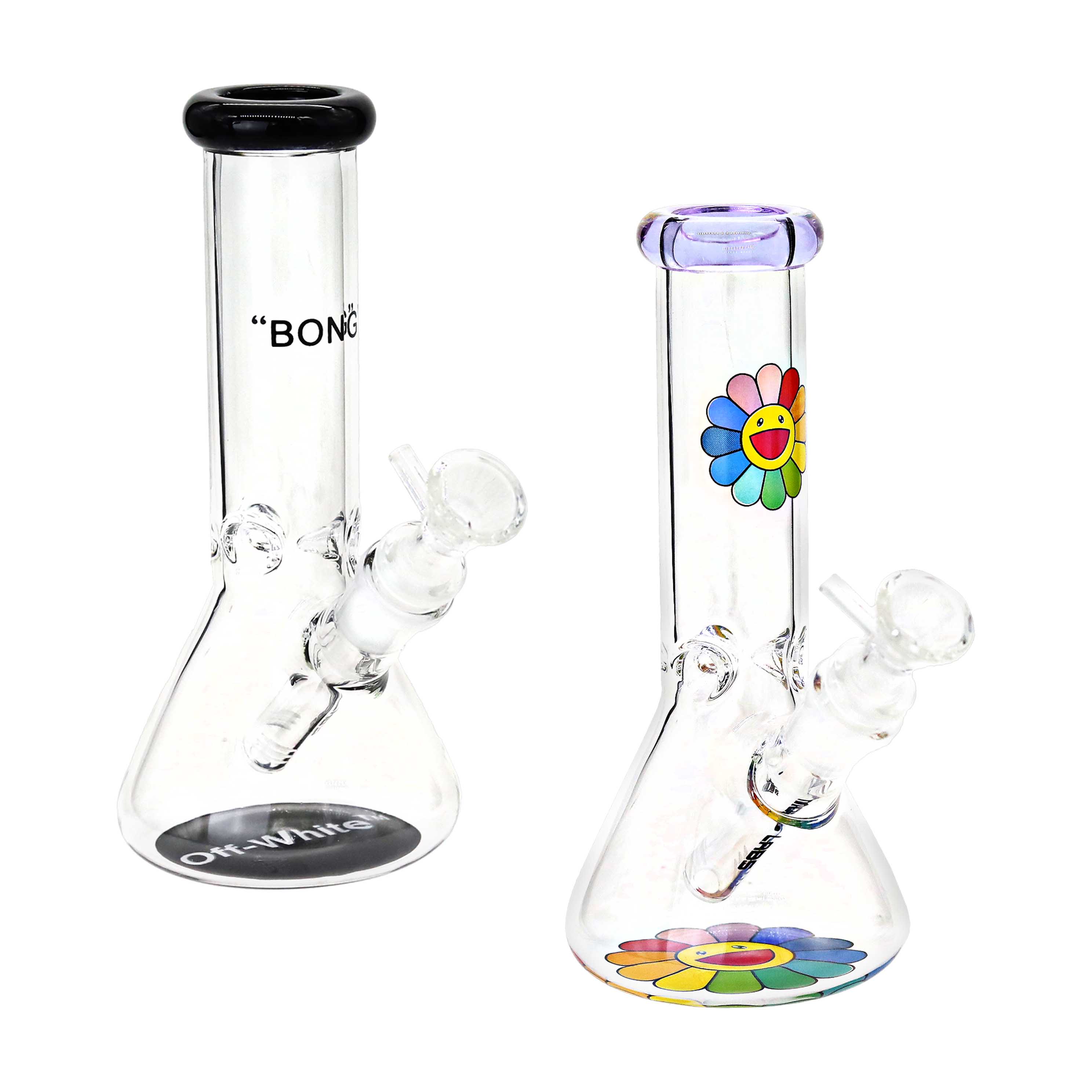 MOB Beaker Waterpipe | 8 inch | Assorted Colors - image 1 of 2