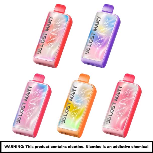 Lost Mary MT35000 Rechargable Disposable | 35000 Puffs | 5% Nicotine | 5 Count Display product image