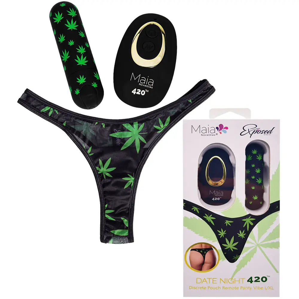 MAIA Date NIGHT 420 Remote Panty Vibrator  product image