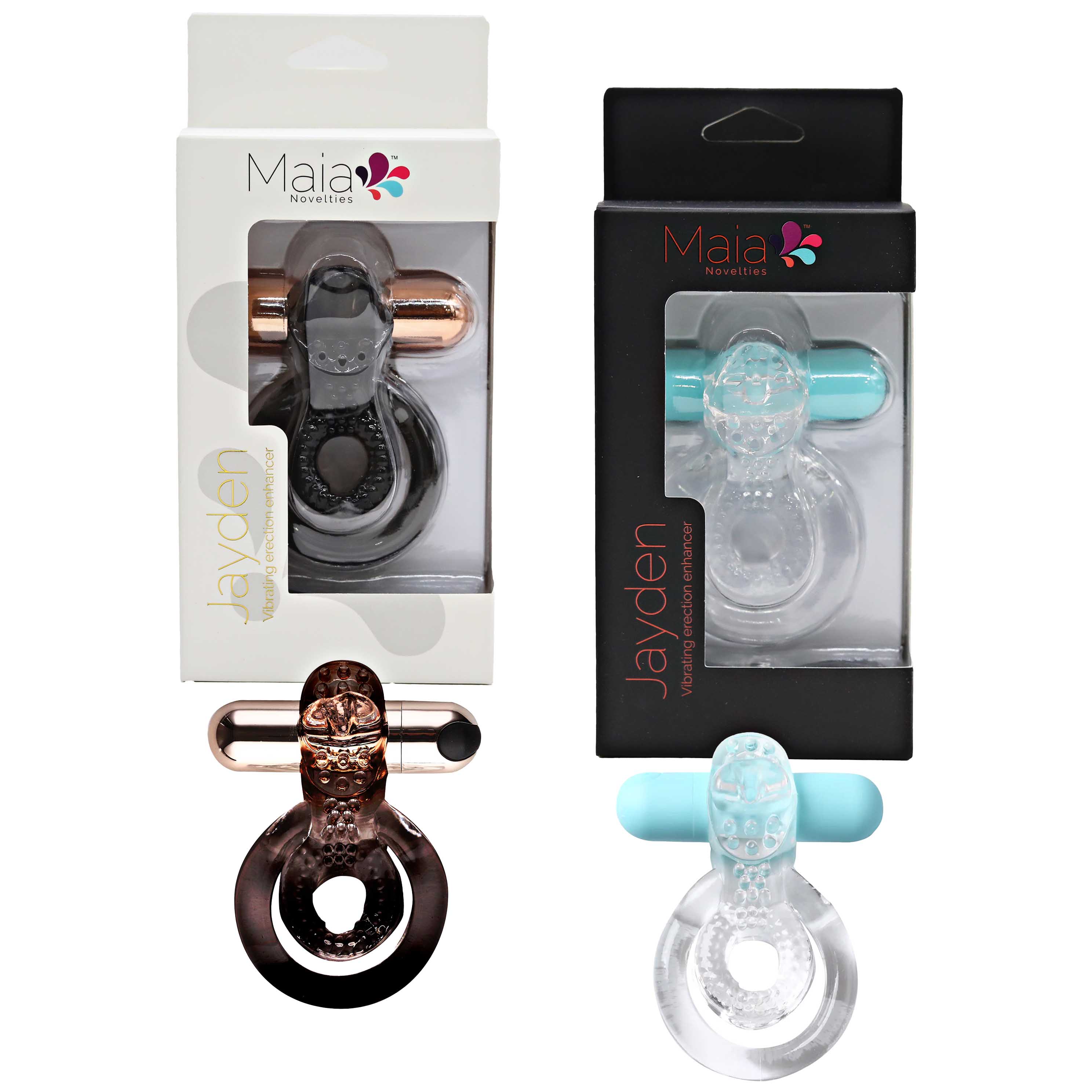 MAIA JAYDEN Cock Ring With Bullet | 3.3 Inches product image