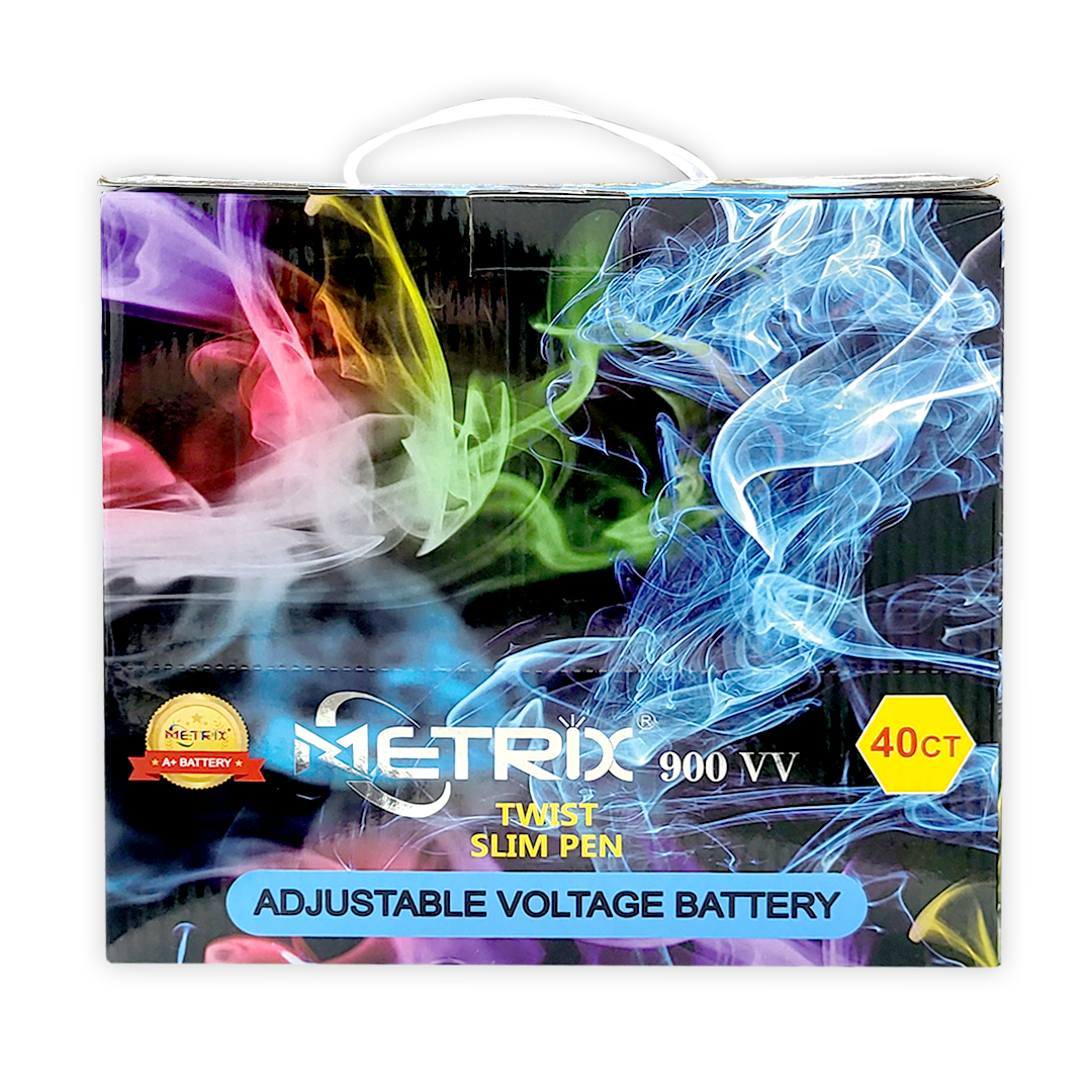 Metrix Twist Slim Pen 900mAh Battery | 40 Count Display product image
