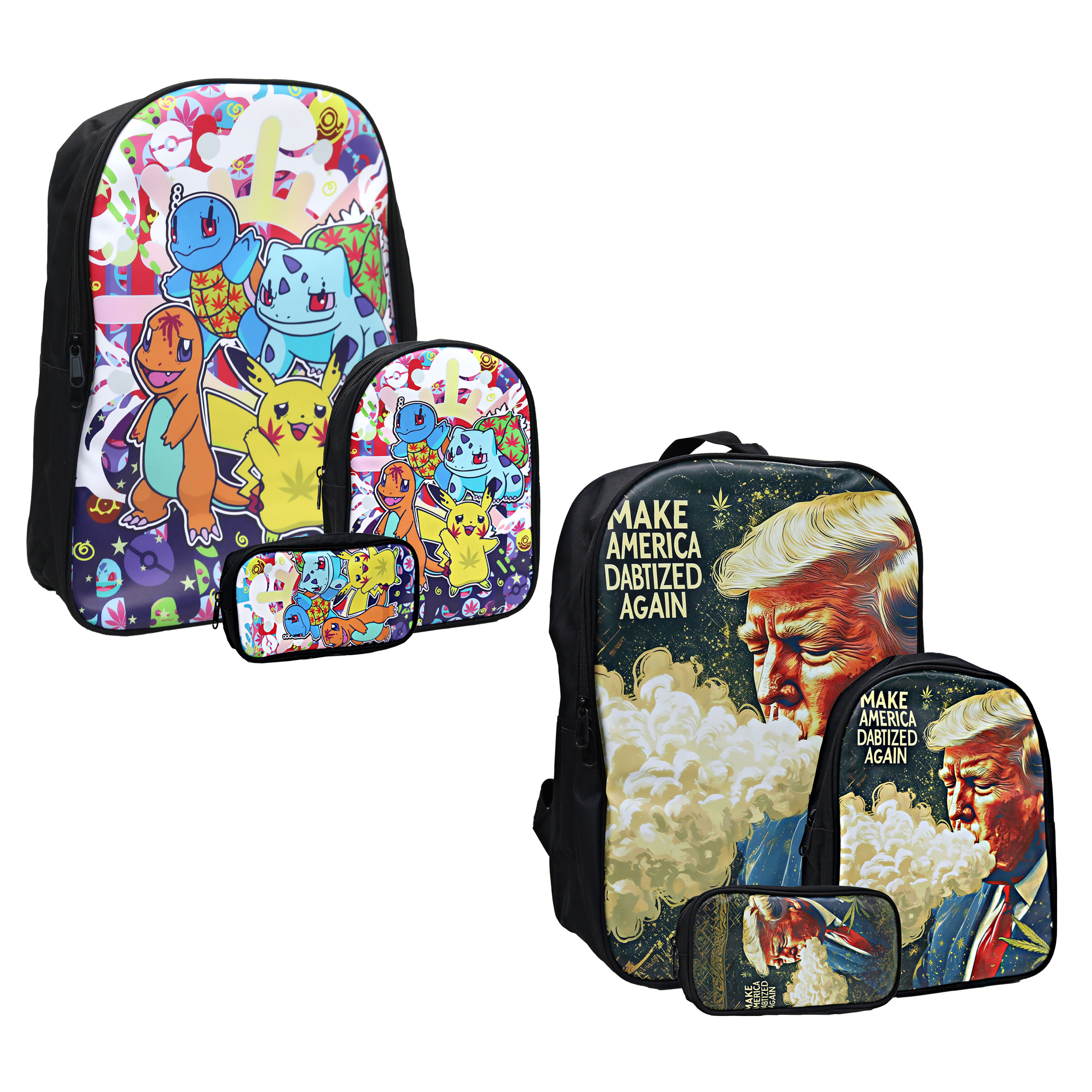 Mixed Character 3 piece Backpack Set | Assorted Designs product image