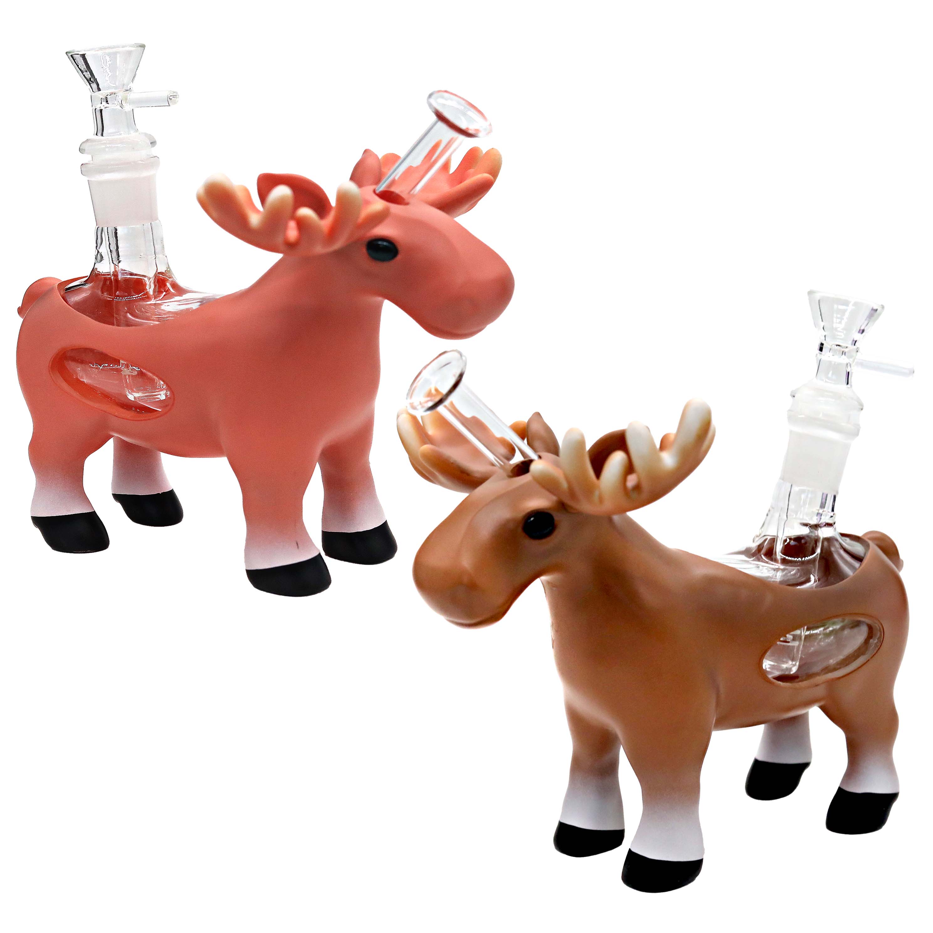 Moose Silicone Waterpipe (WPY467) | 10 inch  product image
