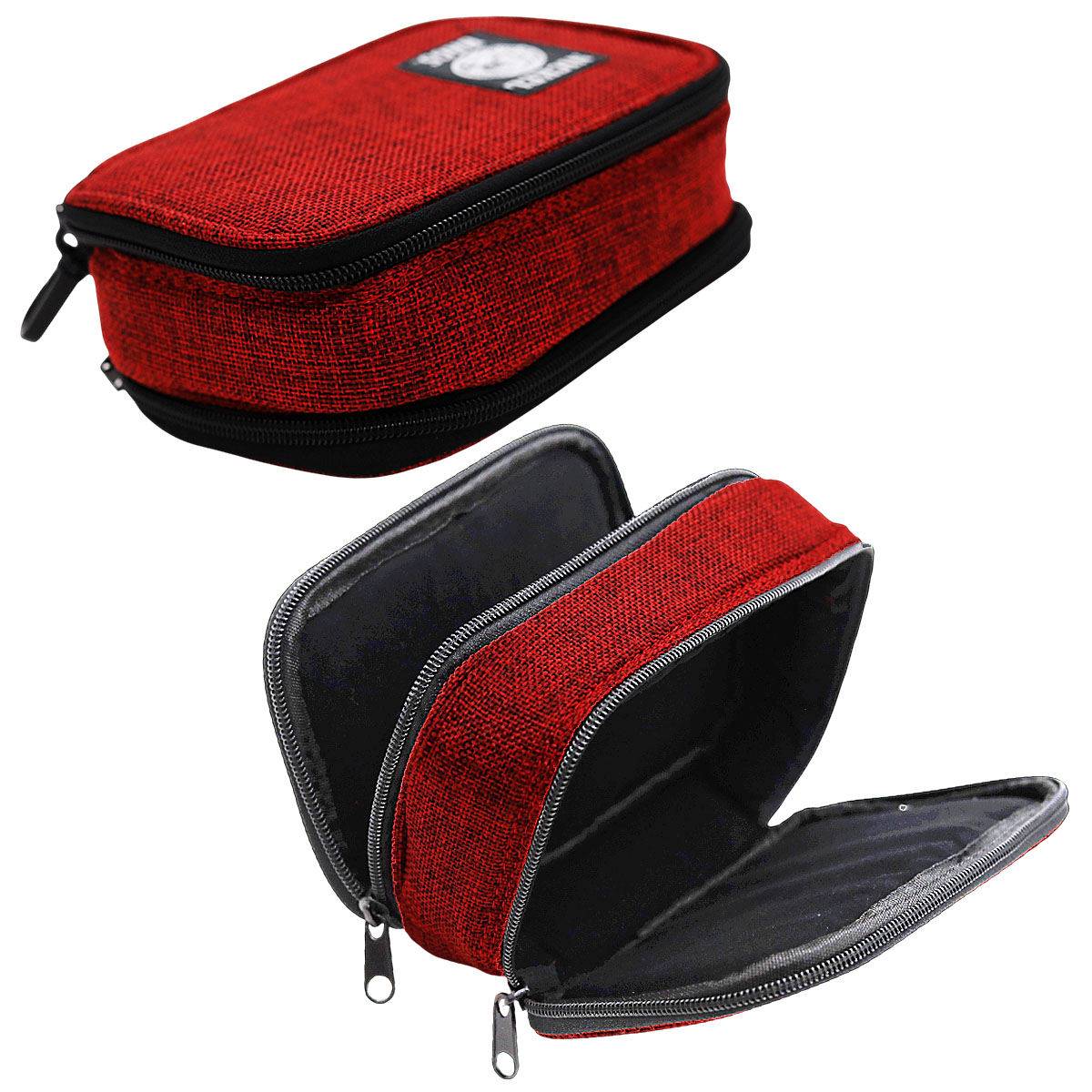 NICKEL BAGS Drawstring Tube Padded Pouches | 7 inch | Assorted Colors product image