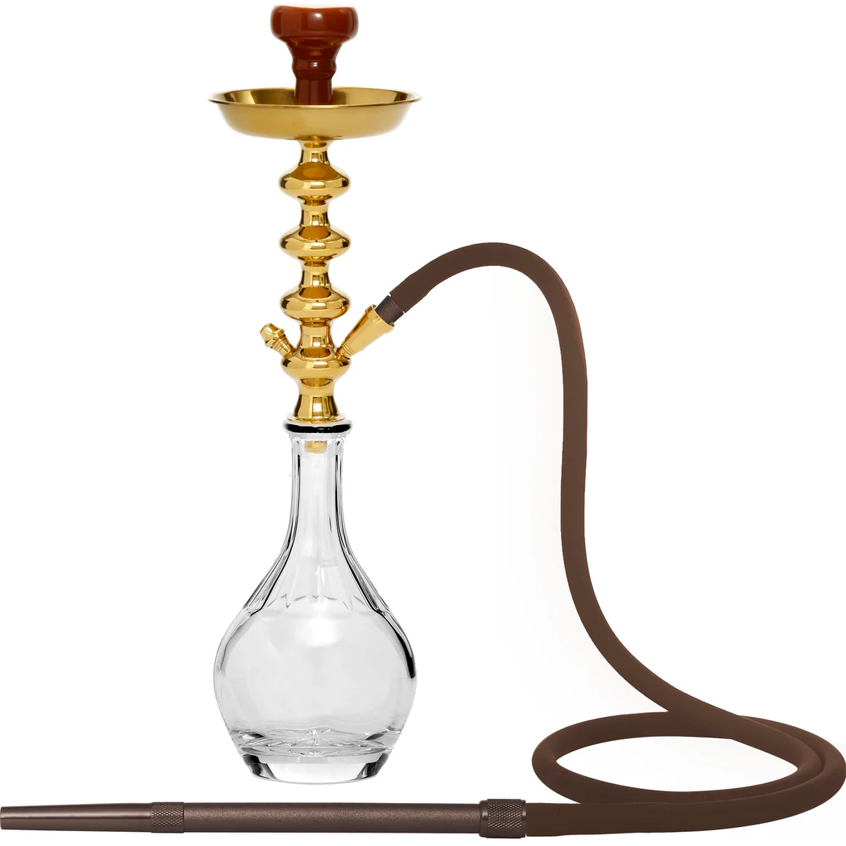 MYA NUBIA (267) Clear Crystal One Hose Hookah | 20 inch  product image