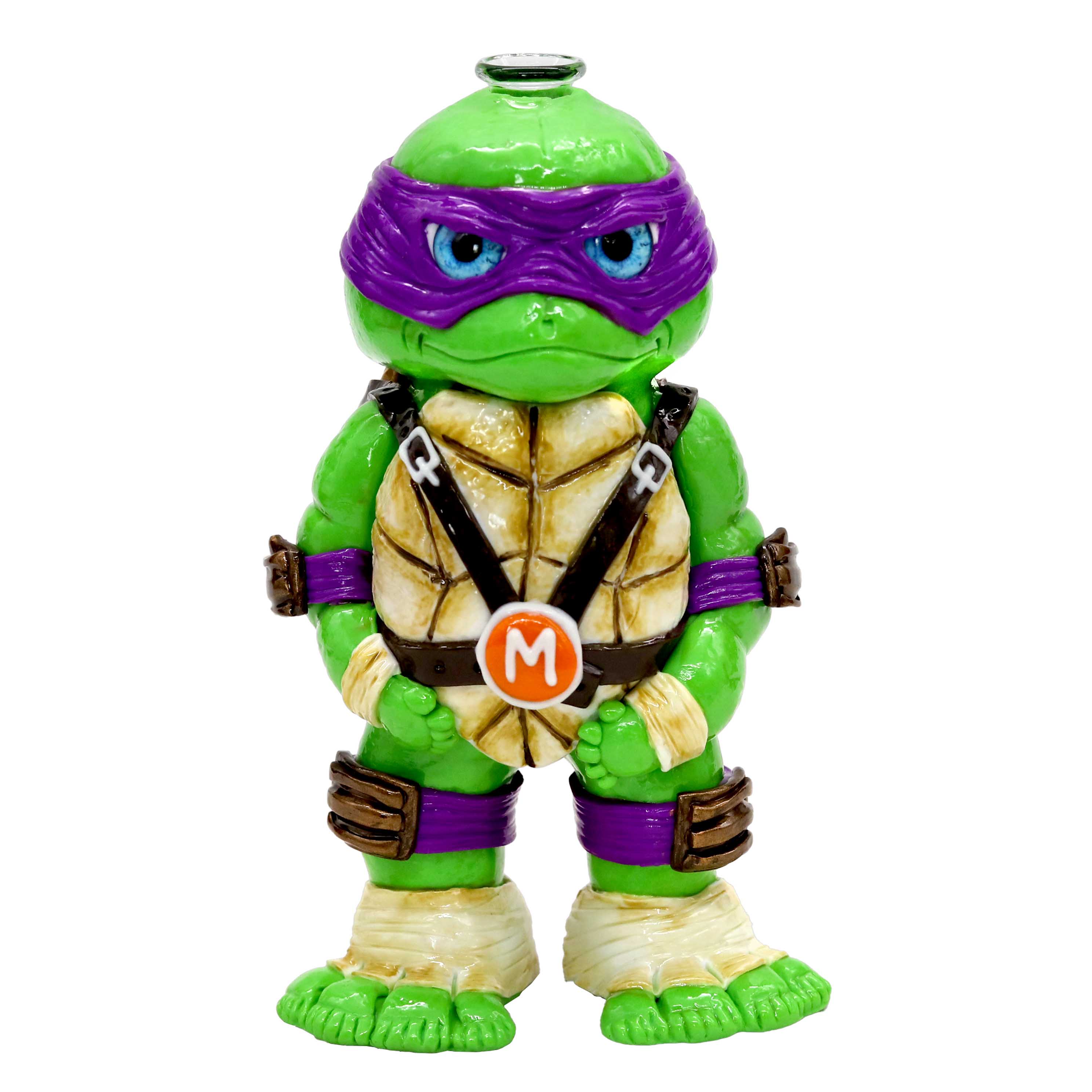 Hand Painted Turtle Waterpipe (AL6213) | 7 inch product image