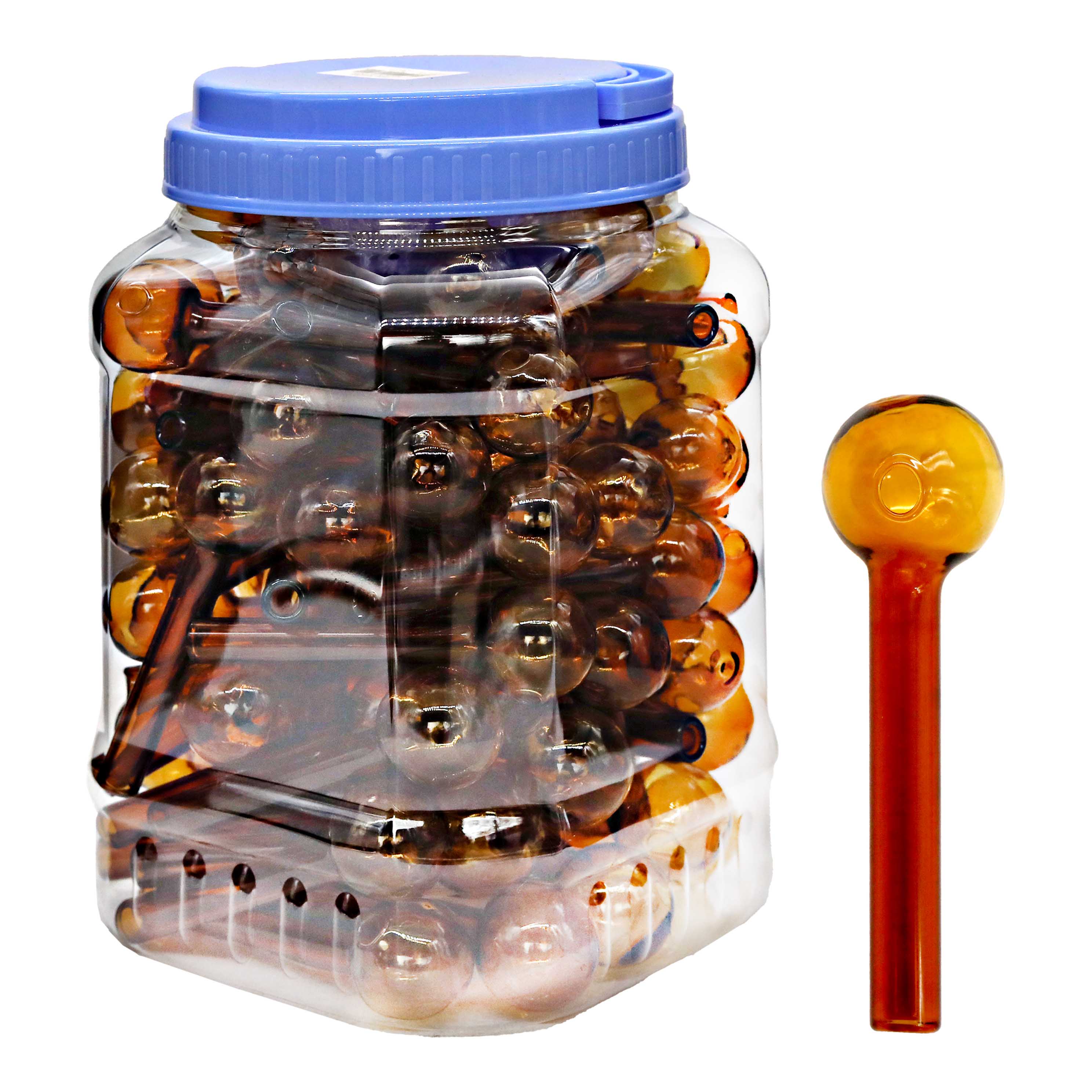 Amber Color OB (OBL59) | 5 inch | 14mm | Male | 75 Count Display product image