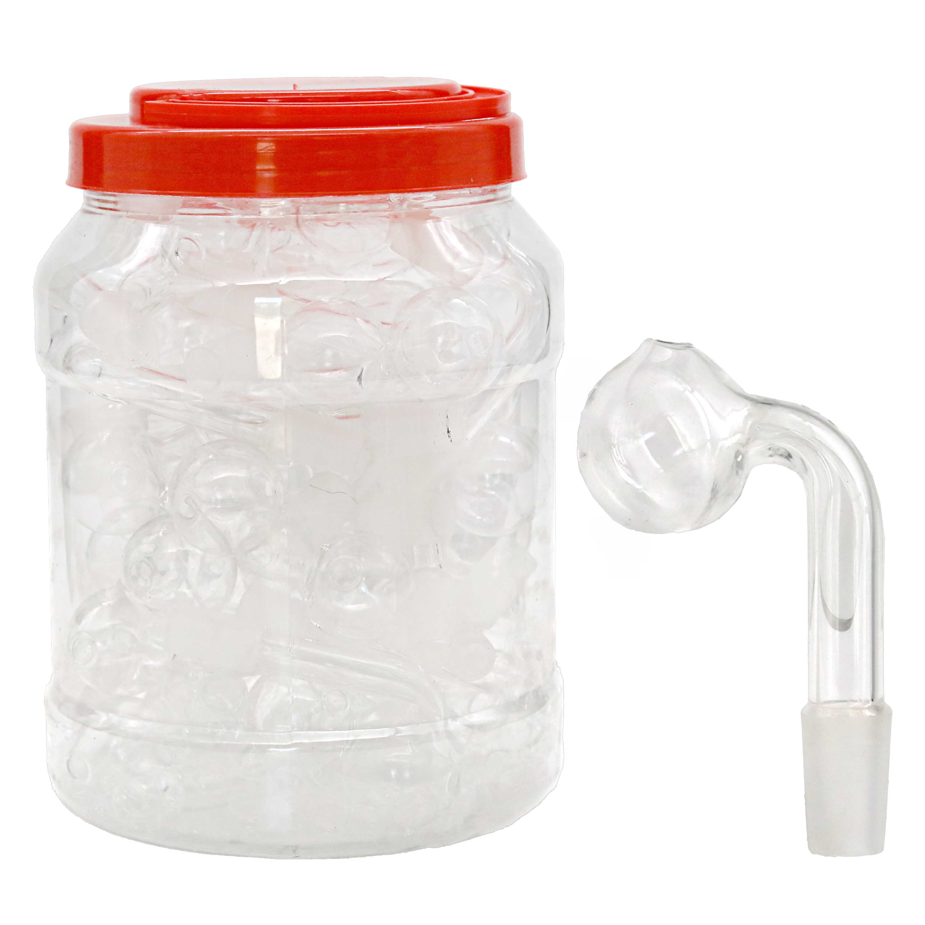  Clear L Shaped Bend OB (OBJ52A) | 14mm | Male | 45 Count Display product image