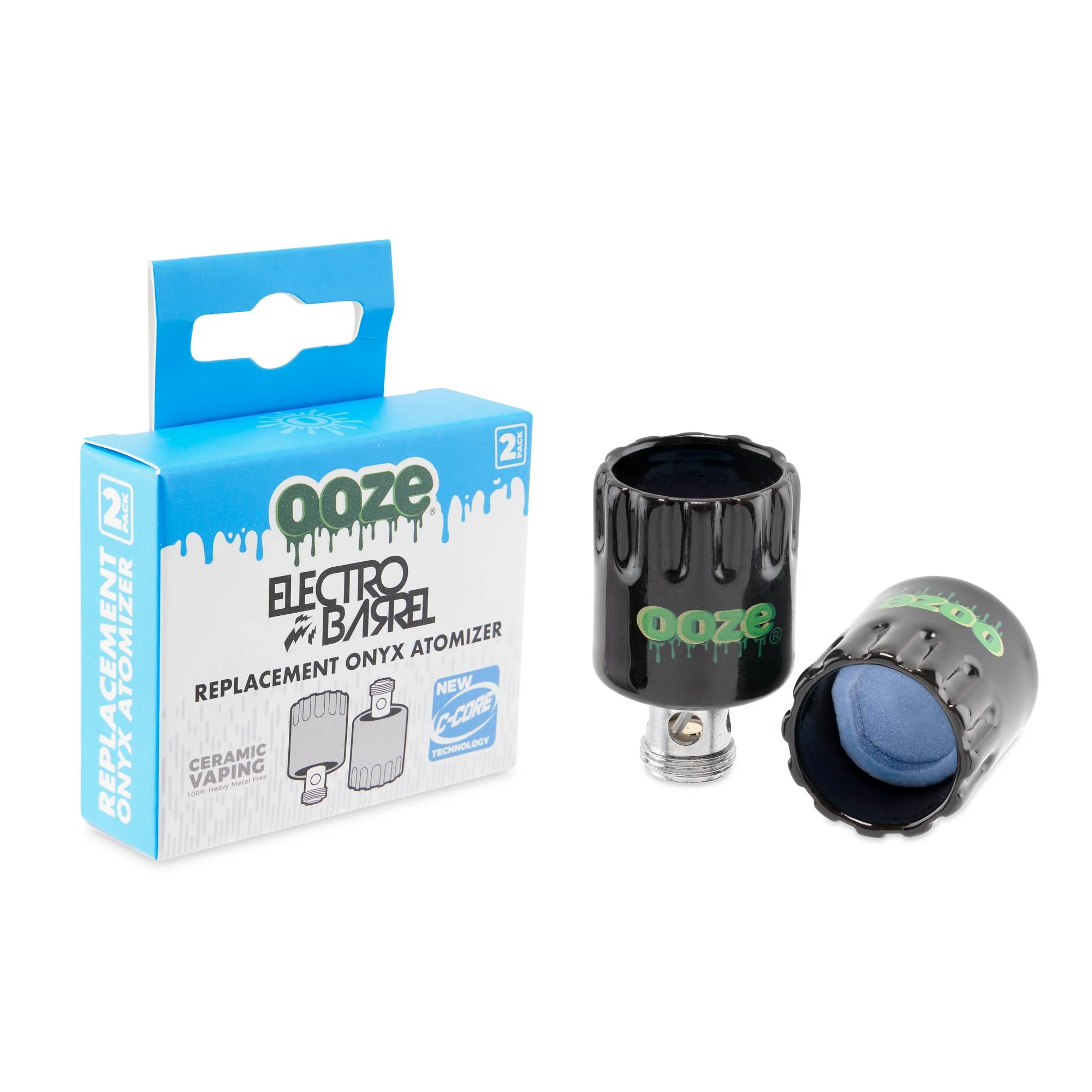 Ooze Electro Barrel Replacement Onyx Automizer | 5 Pack product image