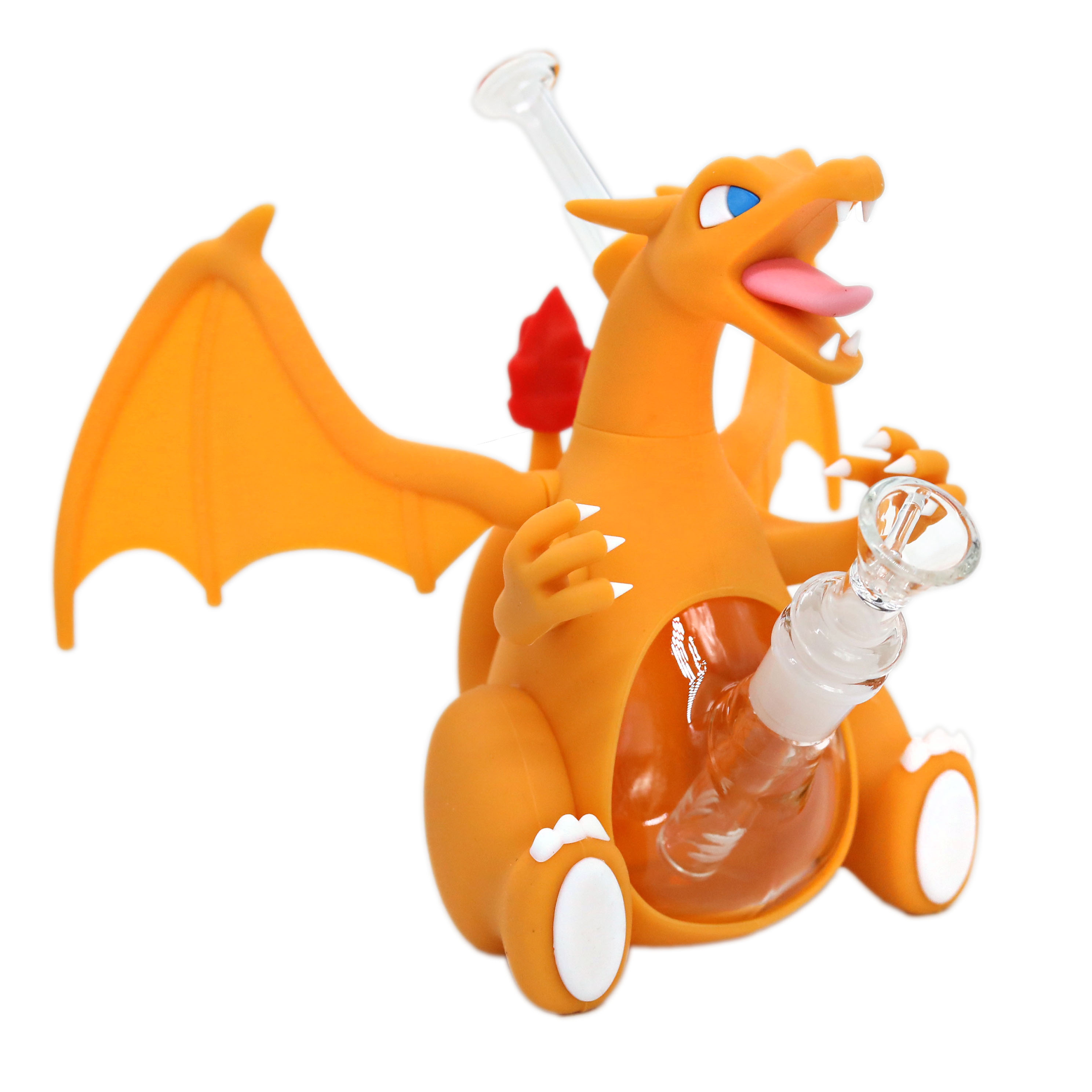 Fire Dragon Silicone Waterpipe (WPY385) | 8 inch  product image