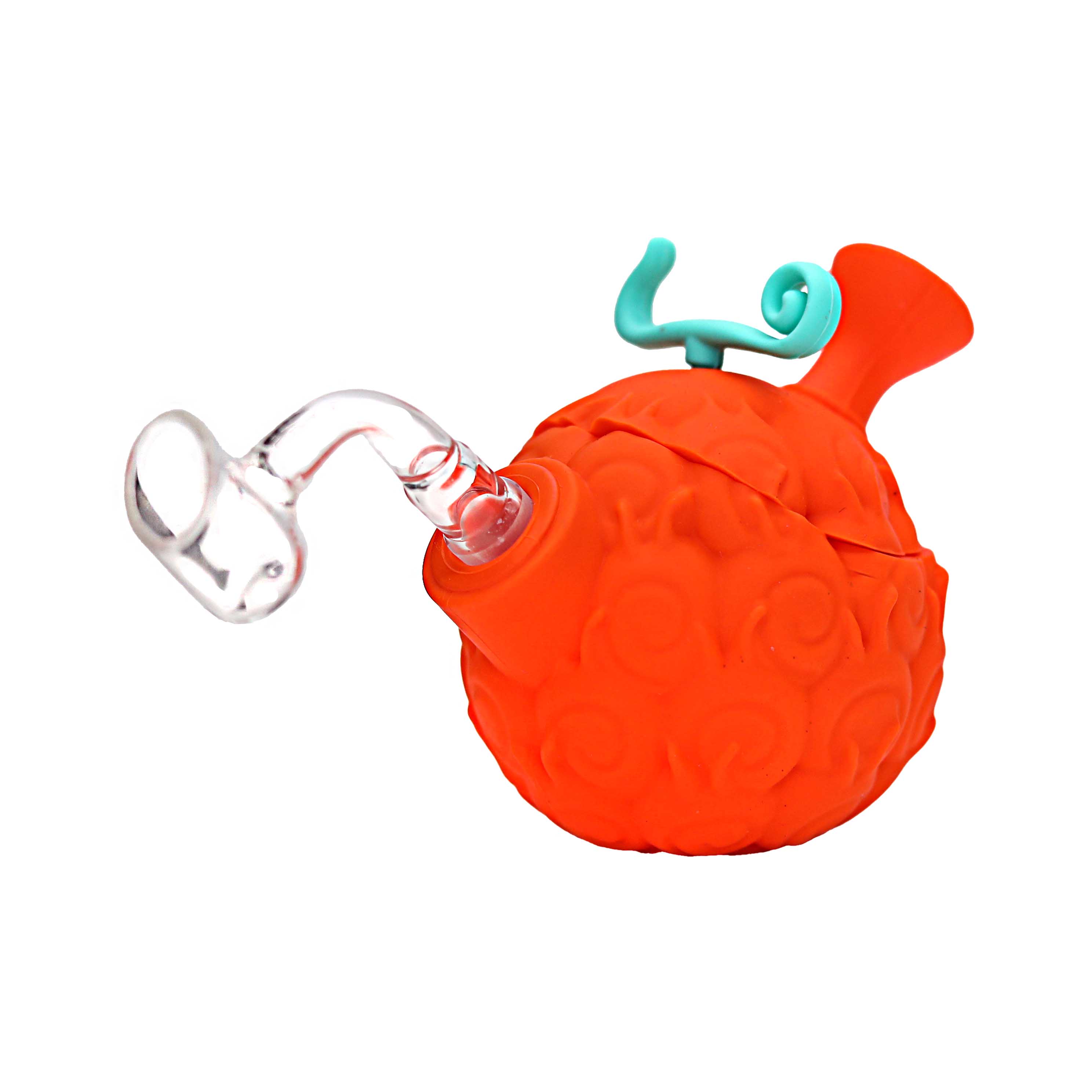 Orange Fruit Silicone Waterpipe (SL5065) | 7 inch  product image