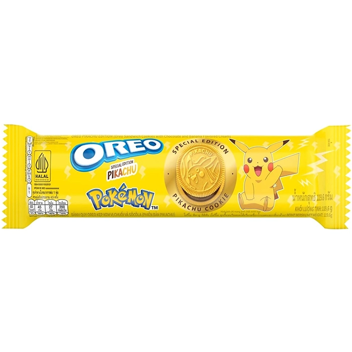 Oreo Pokemon Special Edition Cookies | 120 Grams | Banana product image