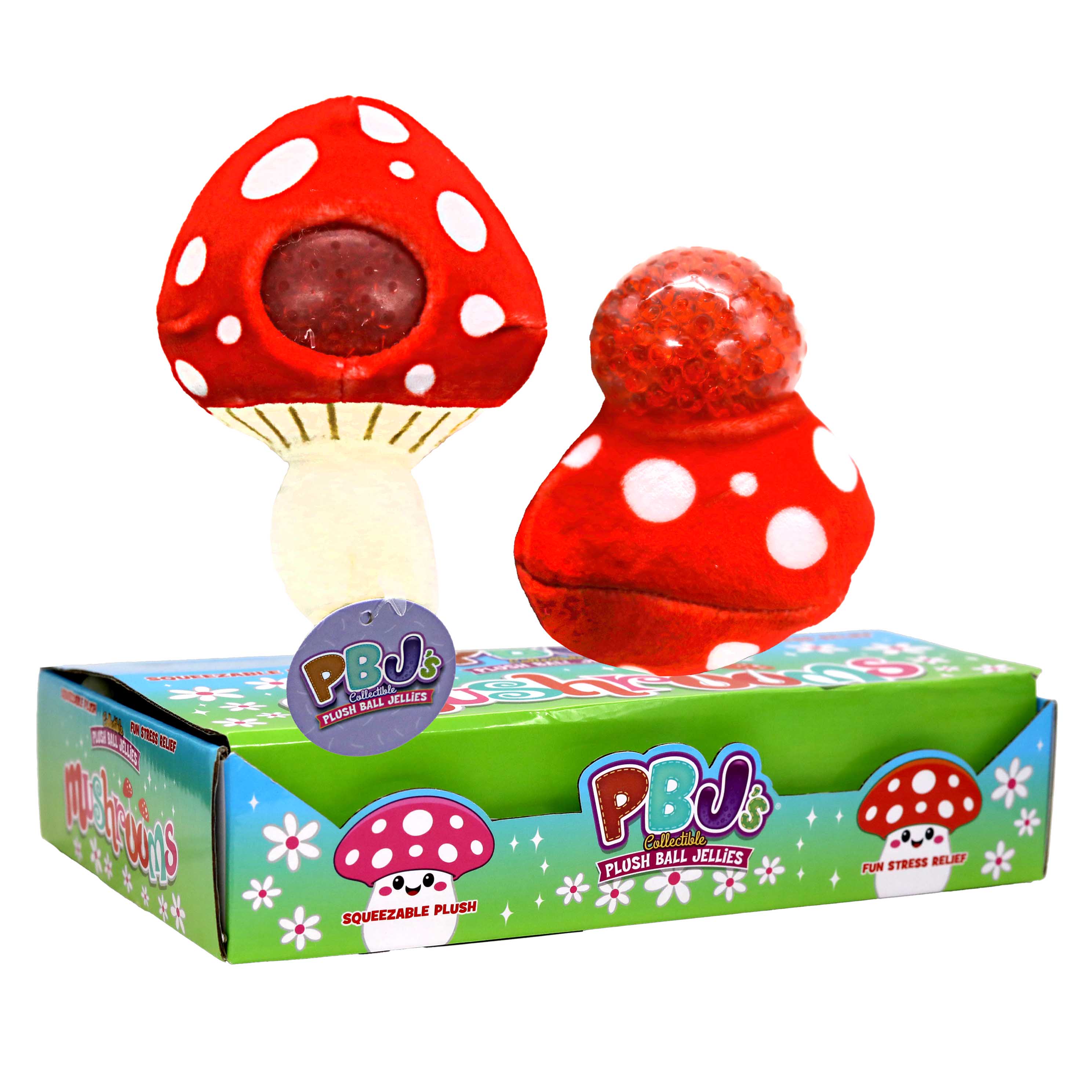 PBJ's Squeezable Plush Ball Jellies Toy (SQ12) | 12 Count Display product image