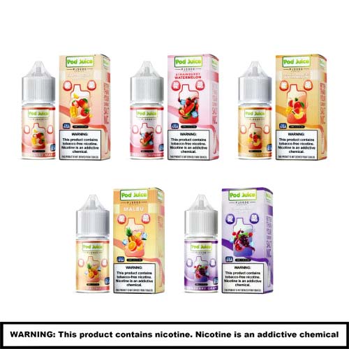 Pod Juice PJ5000 Series Synthetic E-Liquid Salt Nicotine 30ml product image