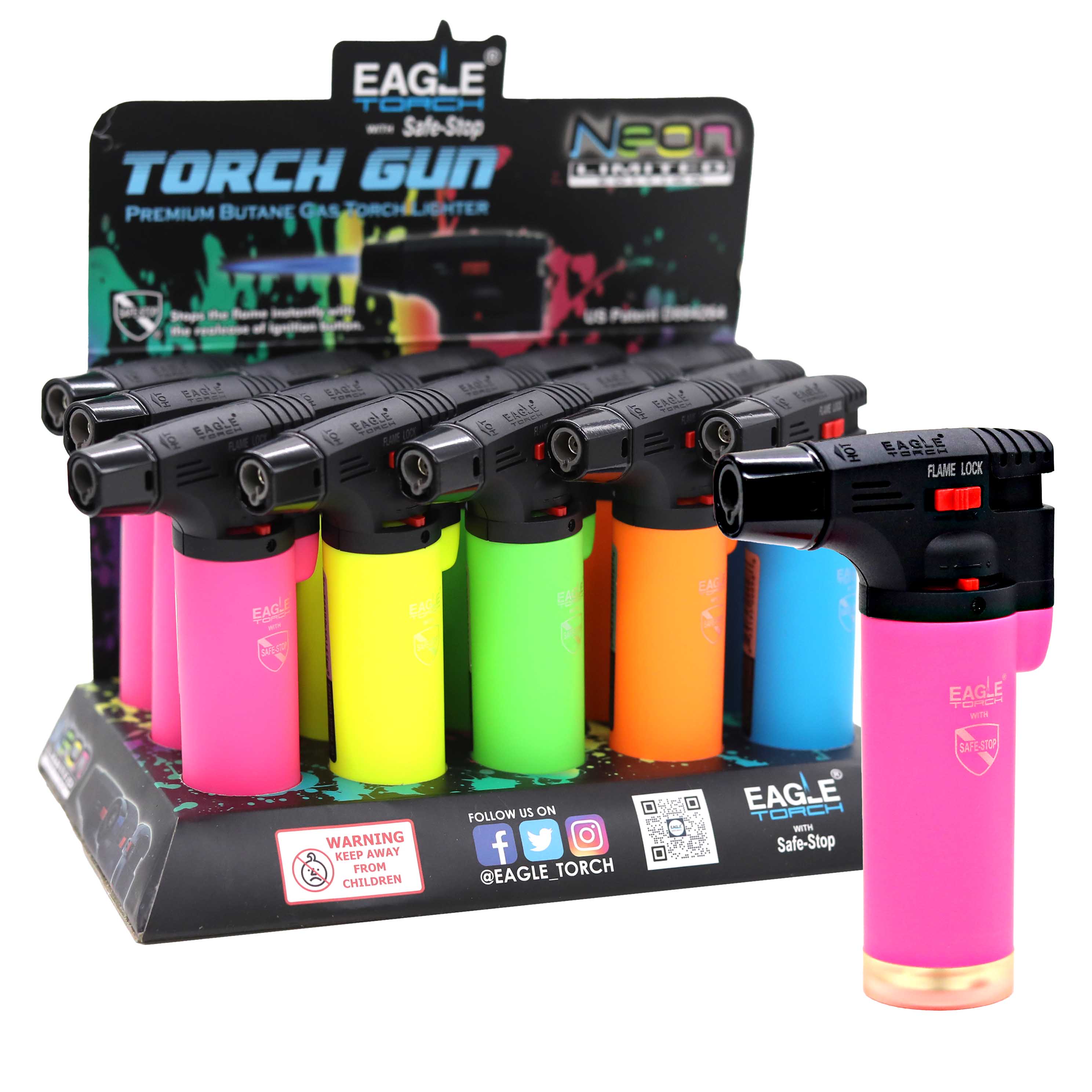 Eagle Torch NEON Torch Lighter PT101N | 15 Count Display product image