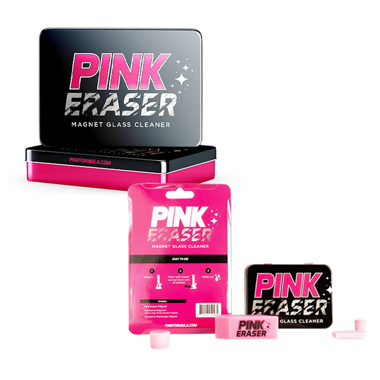 Pink Formula Eraser Magnetic Glass Cleaner product image