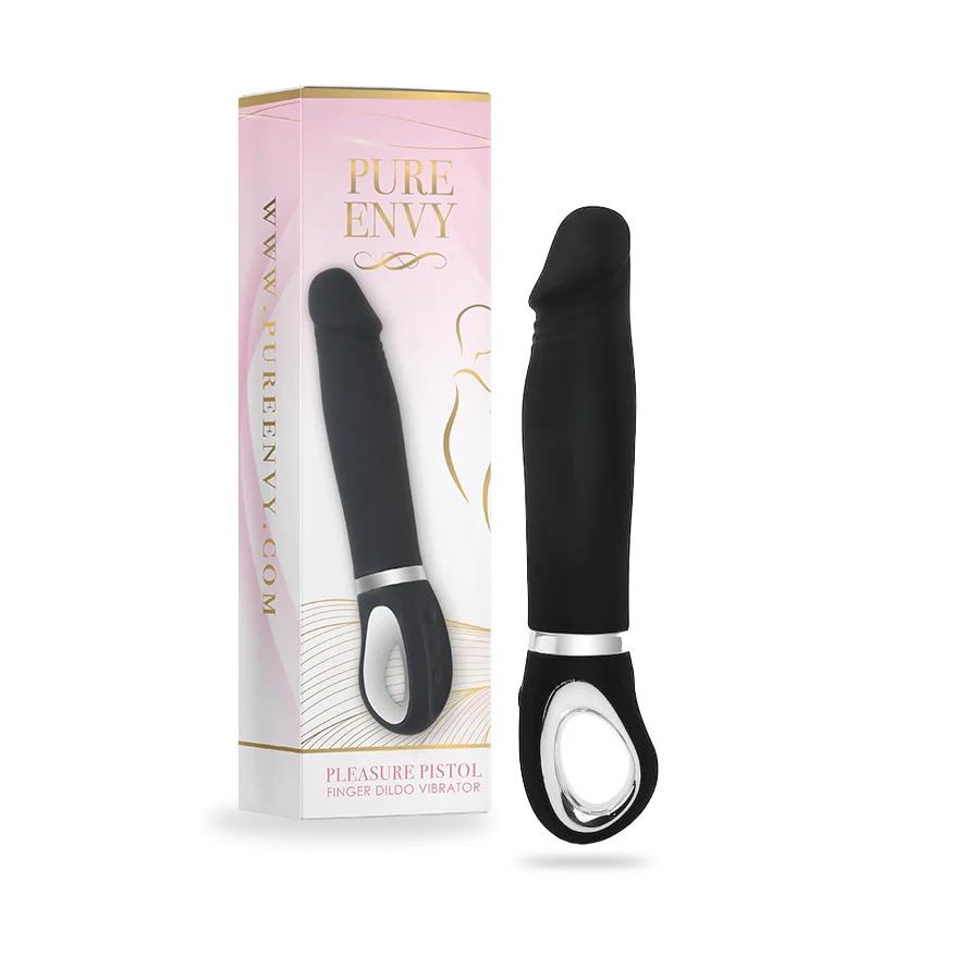 PURE ENVY Pleasure Pistol G-Spot Vibrator | Black product image