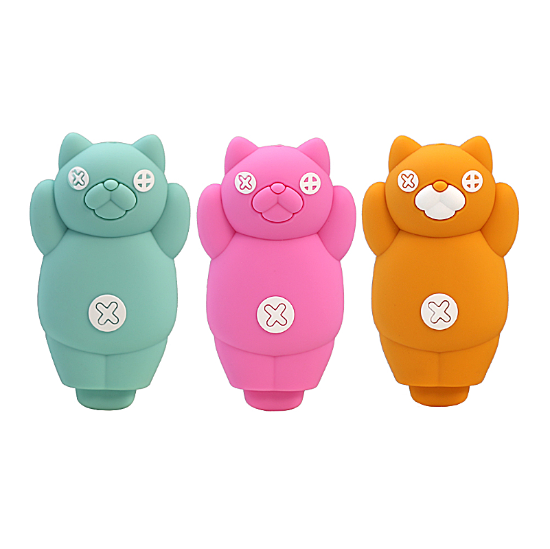 Puppet Bear Silicone Handpipe (H455) | 3 inches | Assorted Colors - image 2 of 2