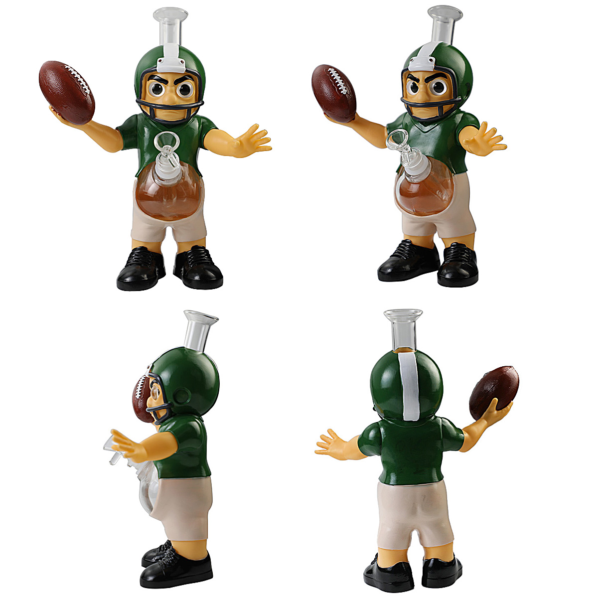 Quarterback Player Silicone Waterpipe (H549) | 11.8 inches | Assorted Colors product image
