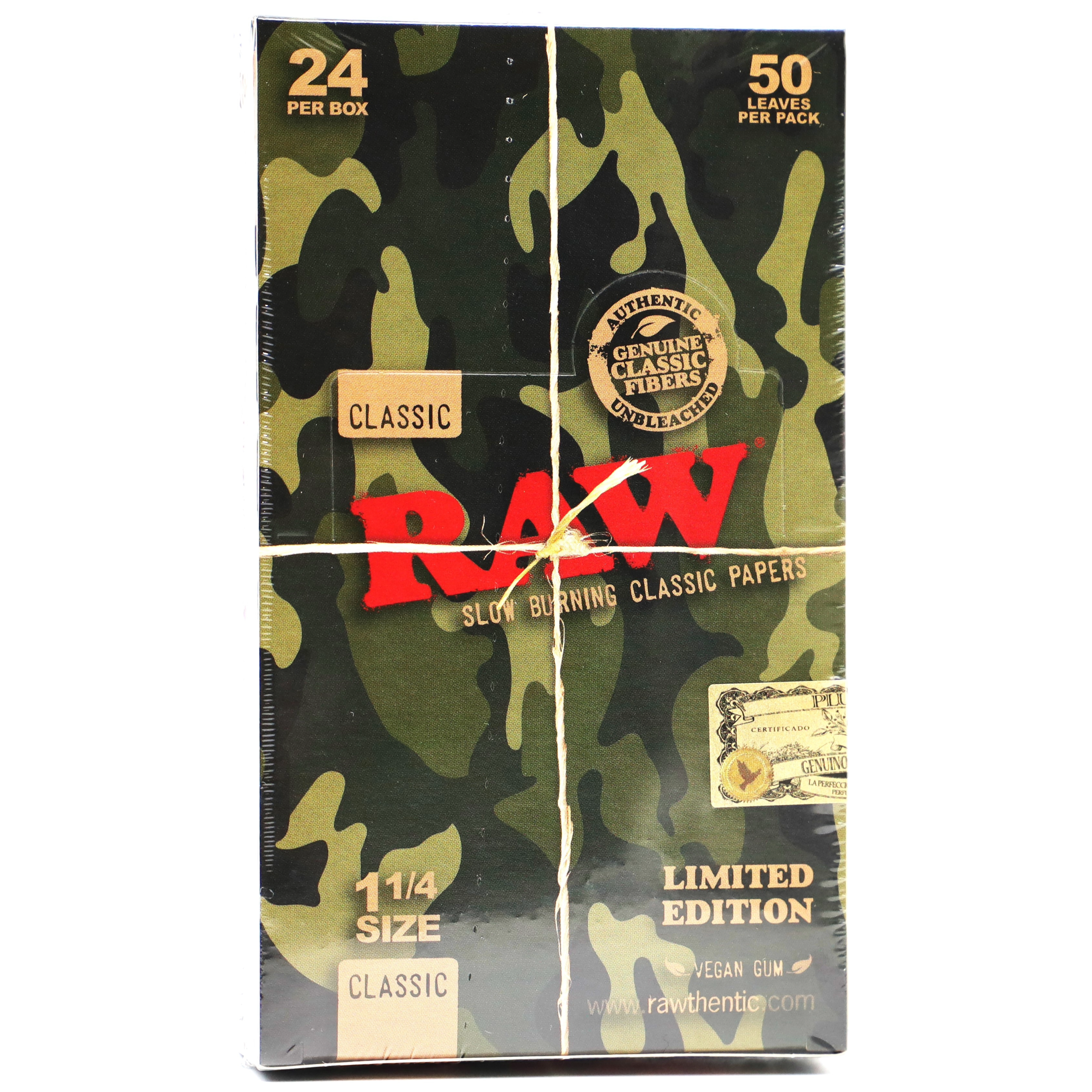RAW Classic Camo Limited Edition Papers | 1 1/4 Size | 24 Count Display product image