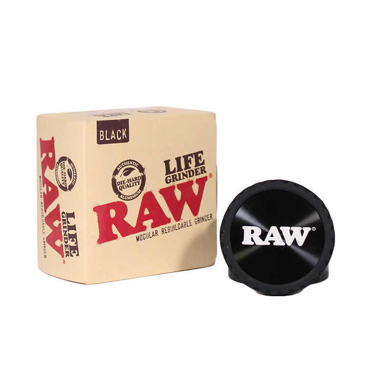 Raw LIFE Modular Rebuildable Grinder | 4 Part | 63mm | Black product image