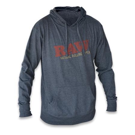 RAW Light Weight Pullover Hoodie (22070) | Large | Grey product image