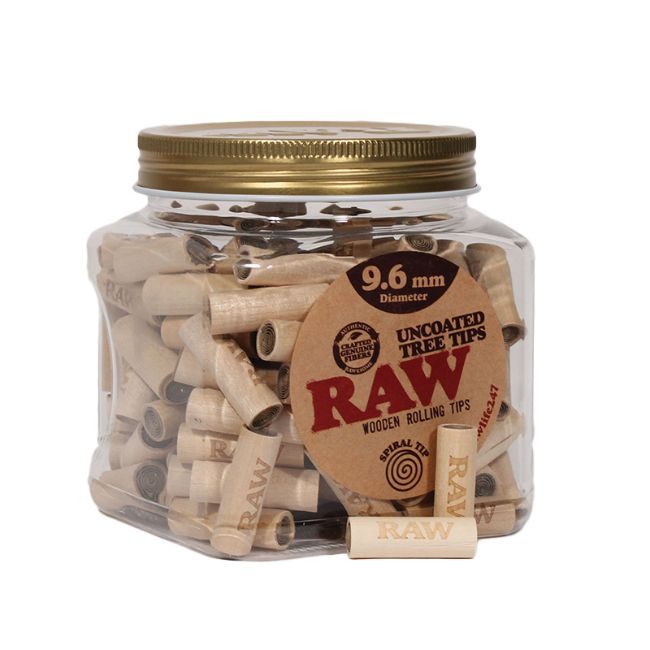 RAW Uncoated Tree Tips | 9.6mm | 130 Count Jar product image
