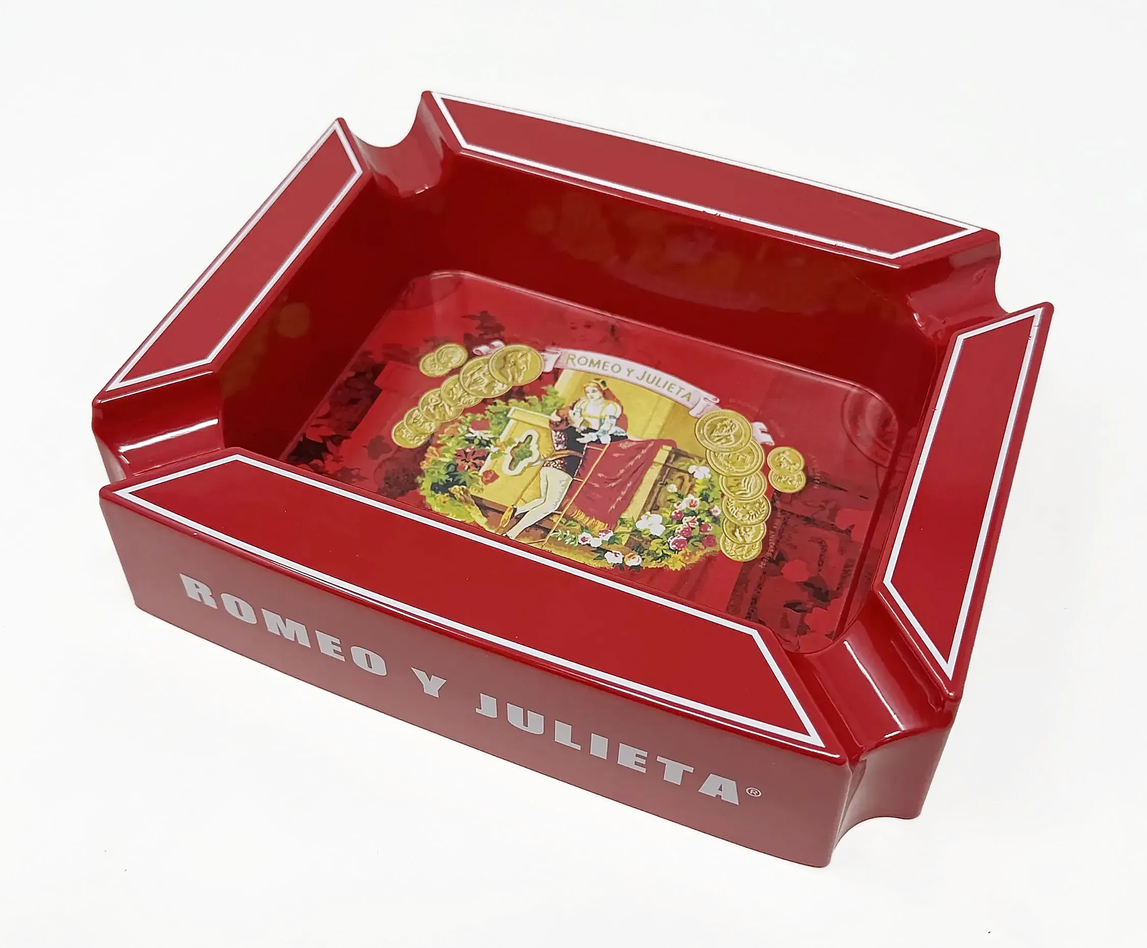 ROMEO Y JULIETA Merchandise Melamine Ashtray | Red product image