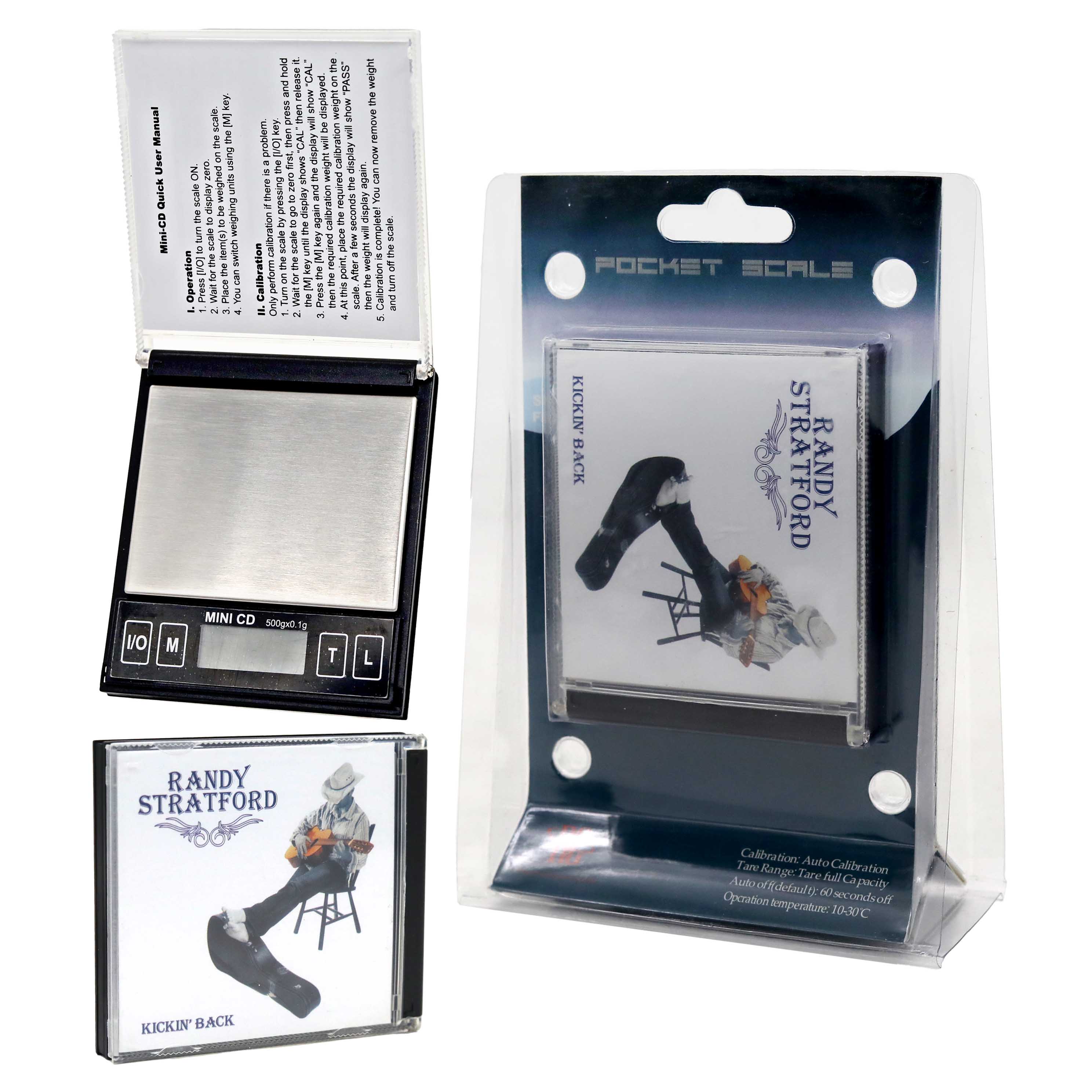 CD Mini Randy Stratford Mini Scale | 500x0.1g product image