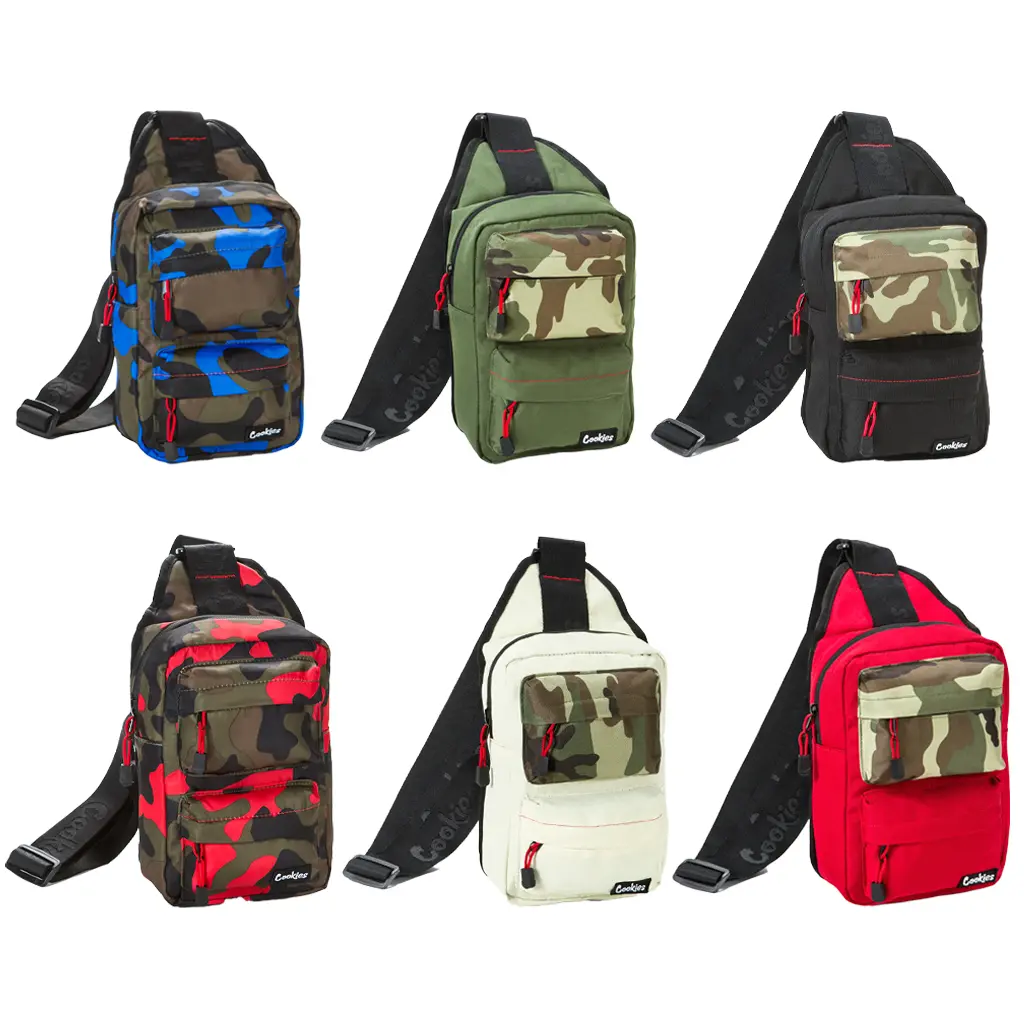 Cookies Smell Proof "RACK PACK" Over The Shoulder Sling Backpack (1560A212) | Assorted Colors product image