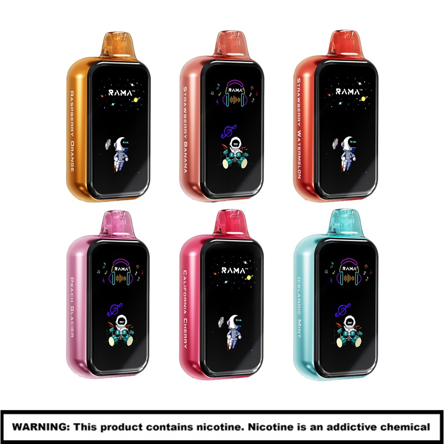 RAMA Disposable | 16000 Puffs | 5% Nicotine | 5 Count Display product image