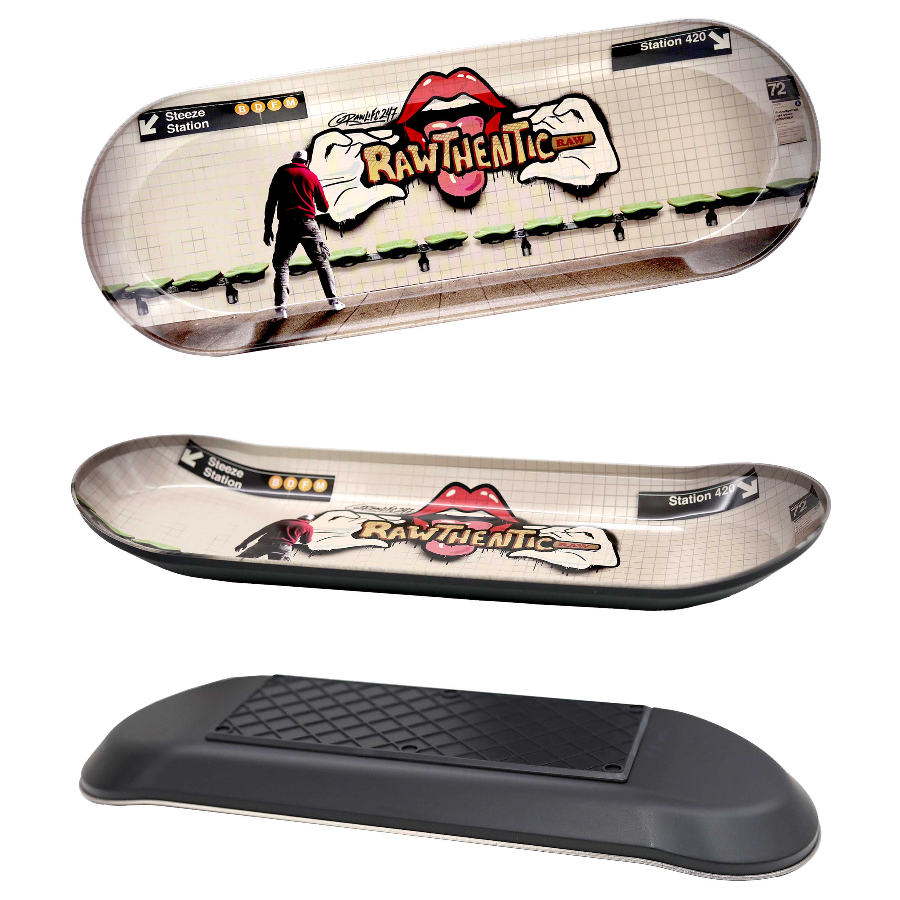 RAW Rawthentic Skate Deck Tray | NY Graffitti product image