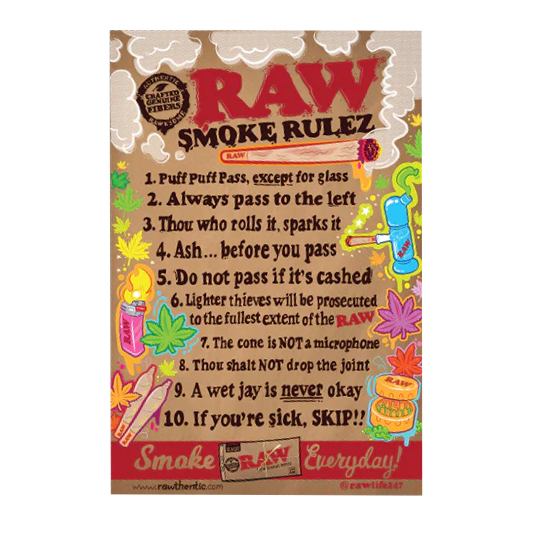RAW Smoke Rulez Poster product image