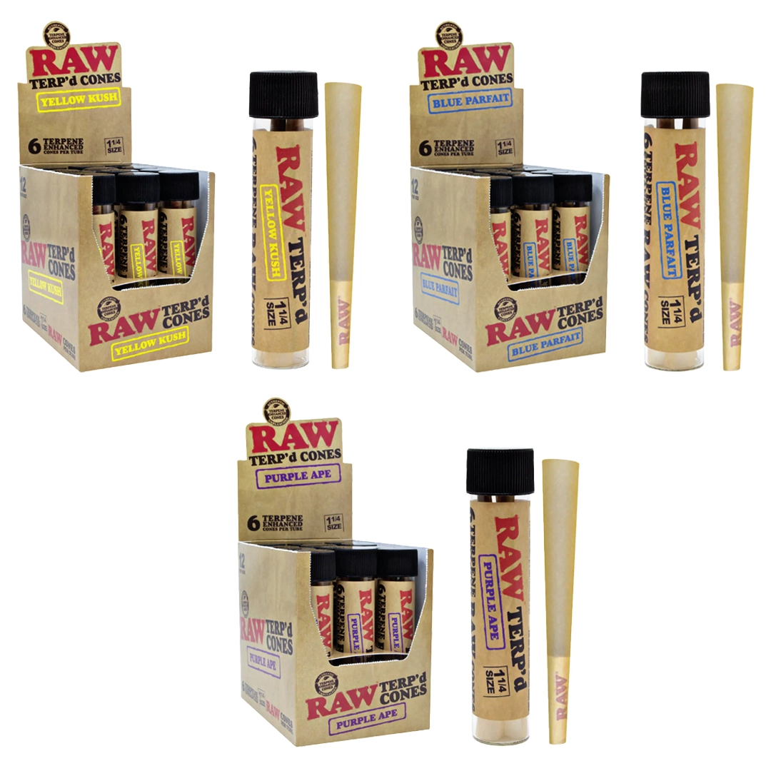 RAW Terp Dipped Cones | 11/4 Size | 12 Count Display product image