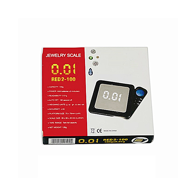 Red Jewelry Scale (RED2-100) | 100x0.01g product image