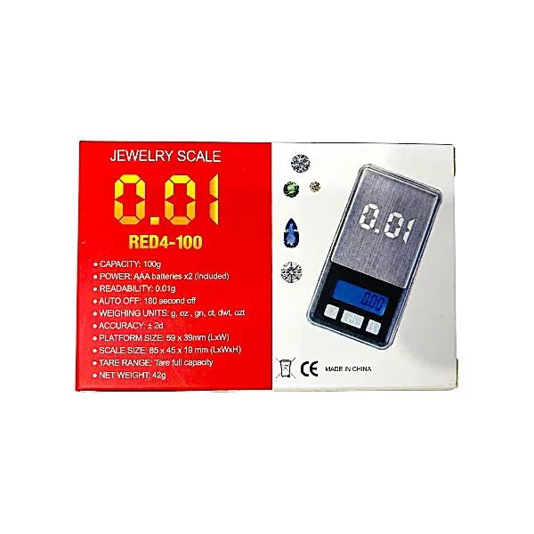 Red Jewelry Scale (RED4-100) | 100x0.01g product image