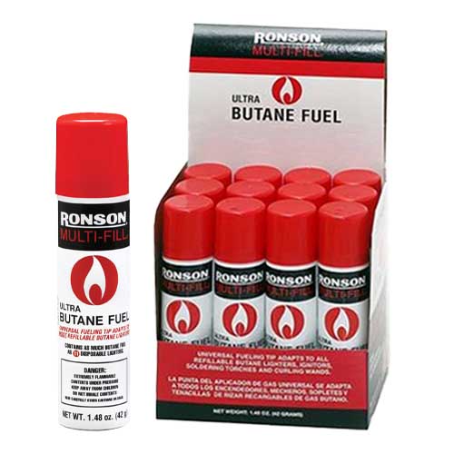 RONSON Butane Fuel 75ml | 42 Grams | 12 Count Display product image