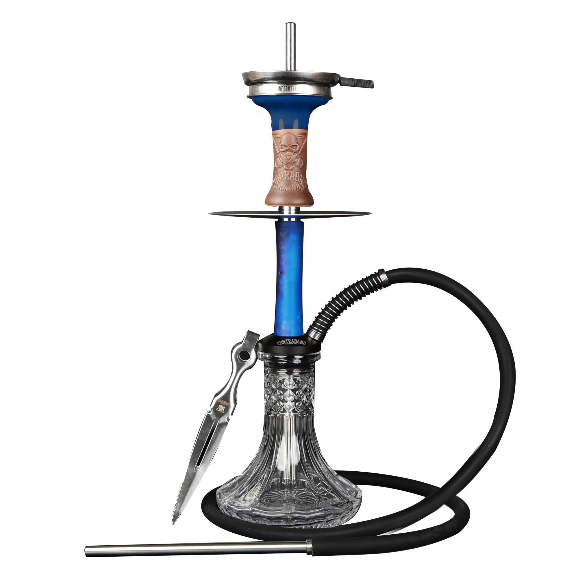 Contraband Russian Roulette Hookah | 15 inch | Assorted Colors product image