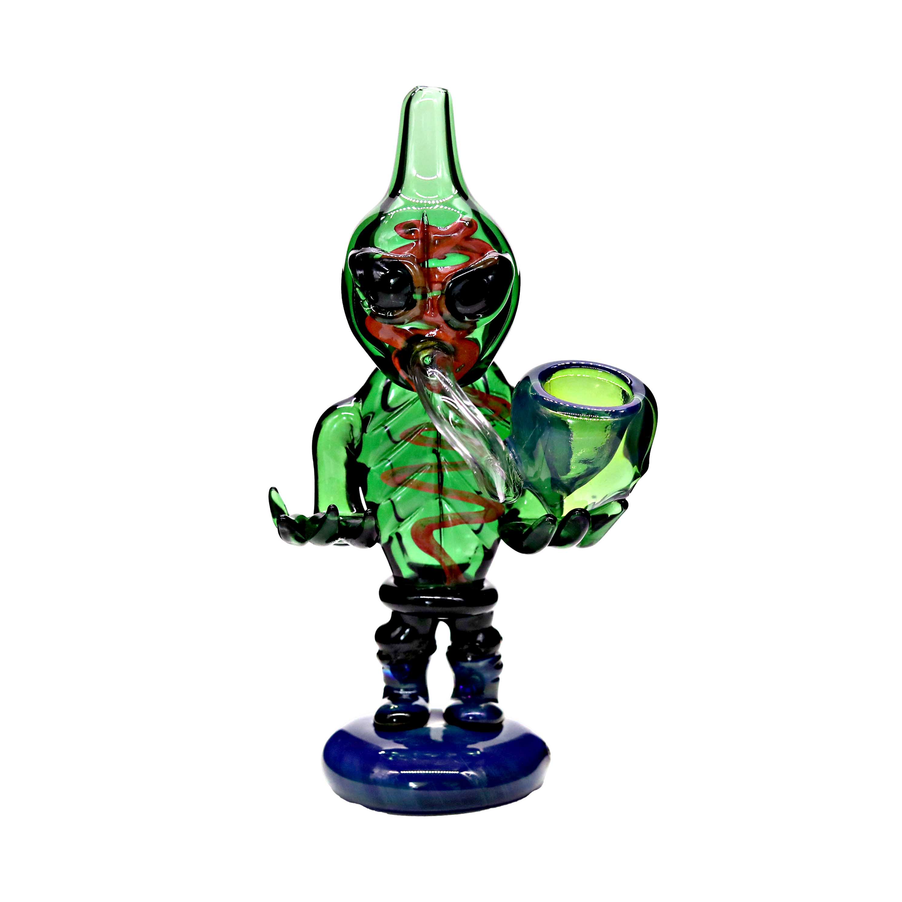 Standing Alien Handpipe (SB-206) | 6 inch | Assorted Colors product image