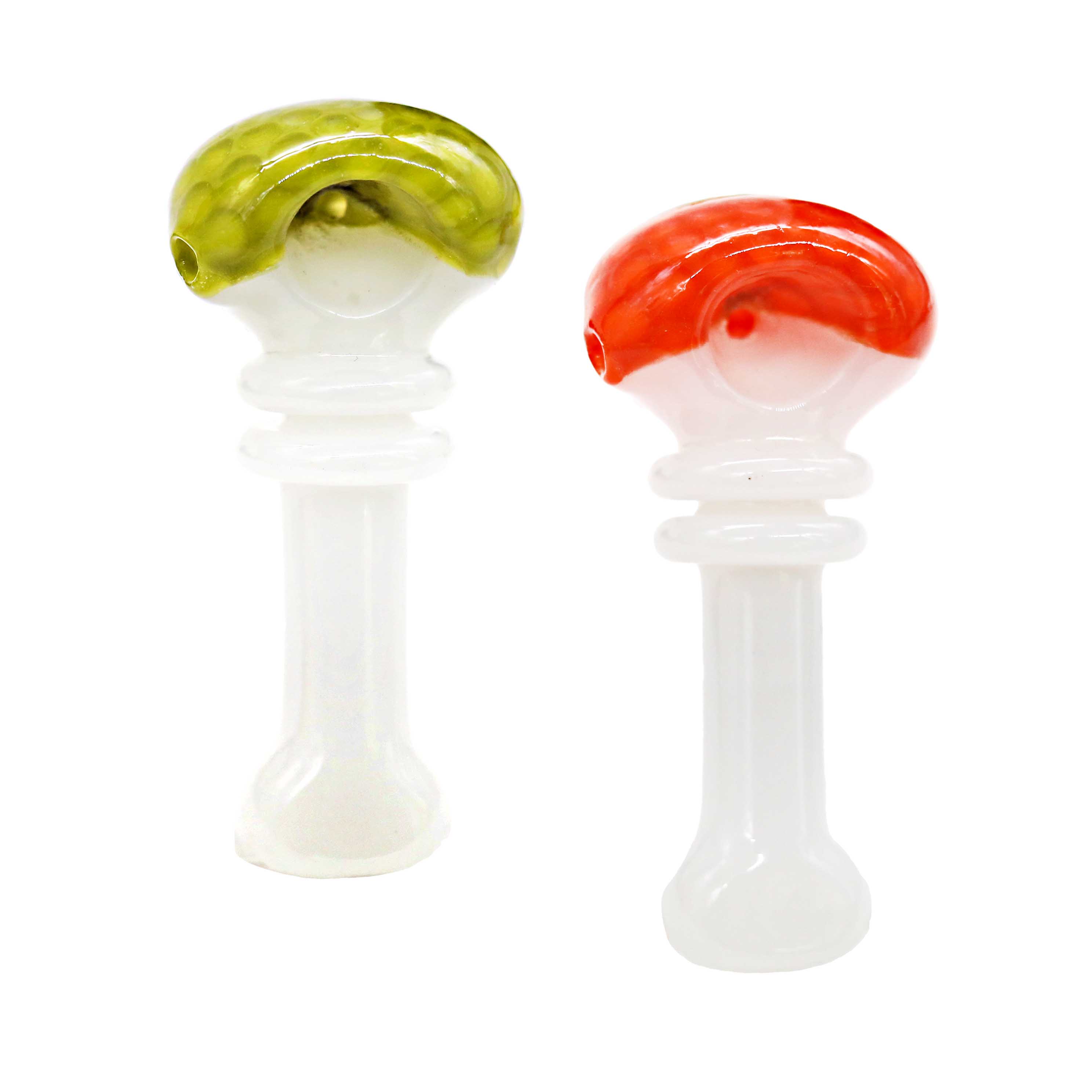 Full Color Bottom With Honeycomb Head Top Handpipe (SB-2581) | 5 inch | Assorted Colors product image