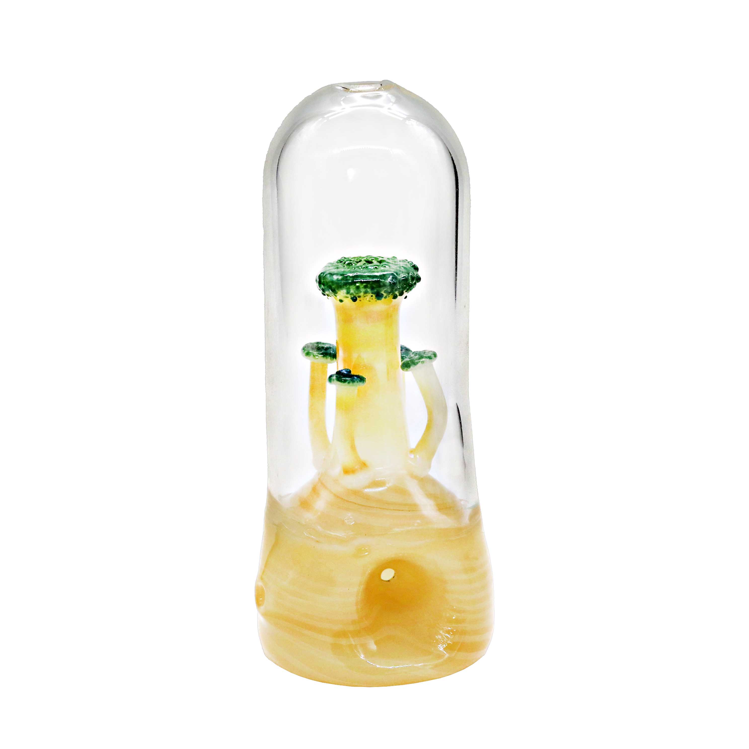 Mushroom Implosion Steamroller Handpipe (SB-3596) | 6 inch | Assorted Colors product image