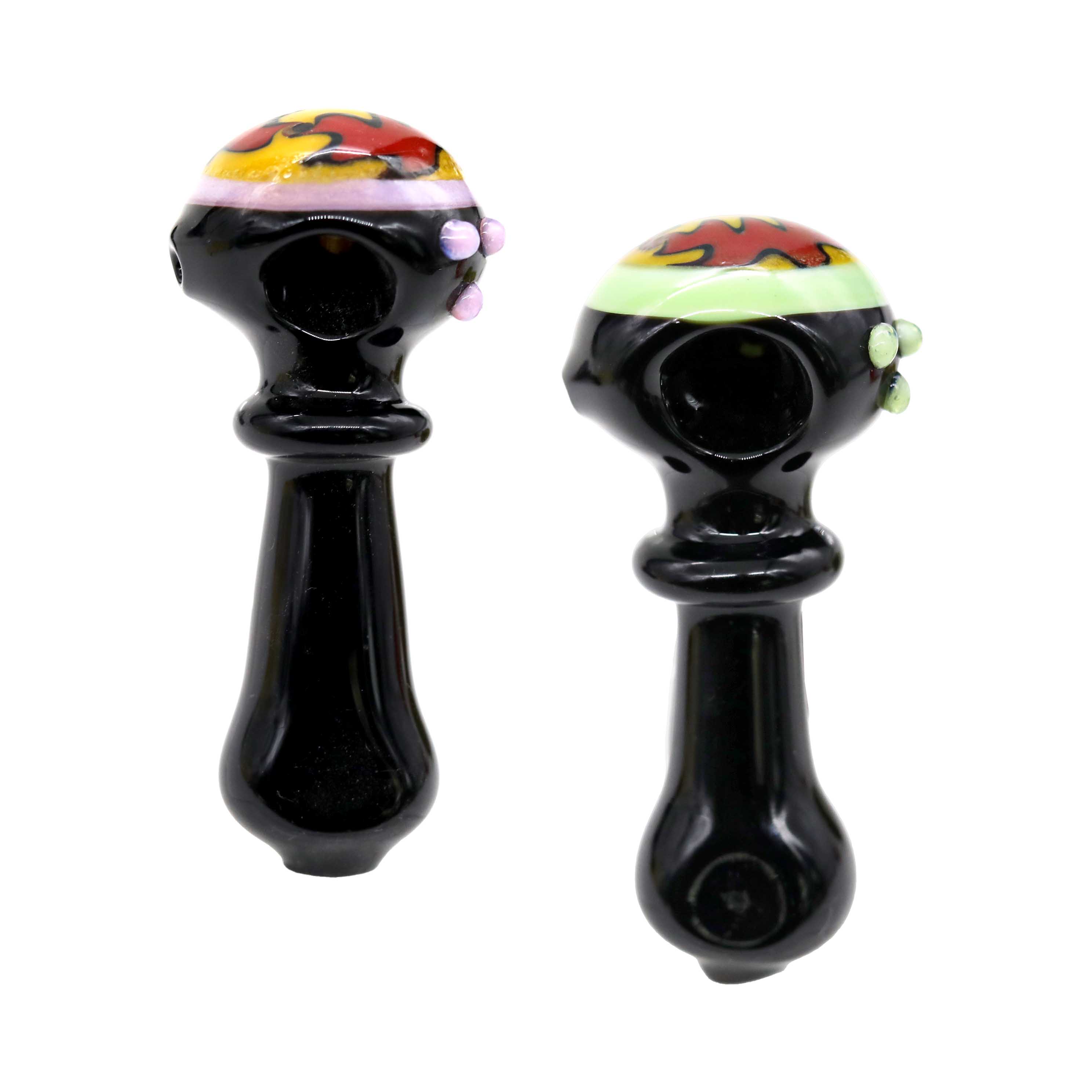 Slyme Color With Top Wigwag Design Handpipe (SB-3830) | 3.5 inch | Assorted Colors product image