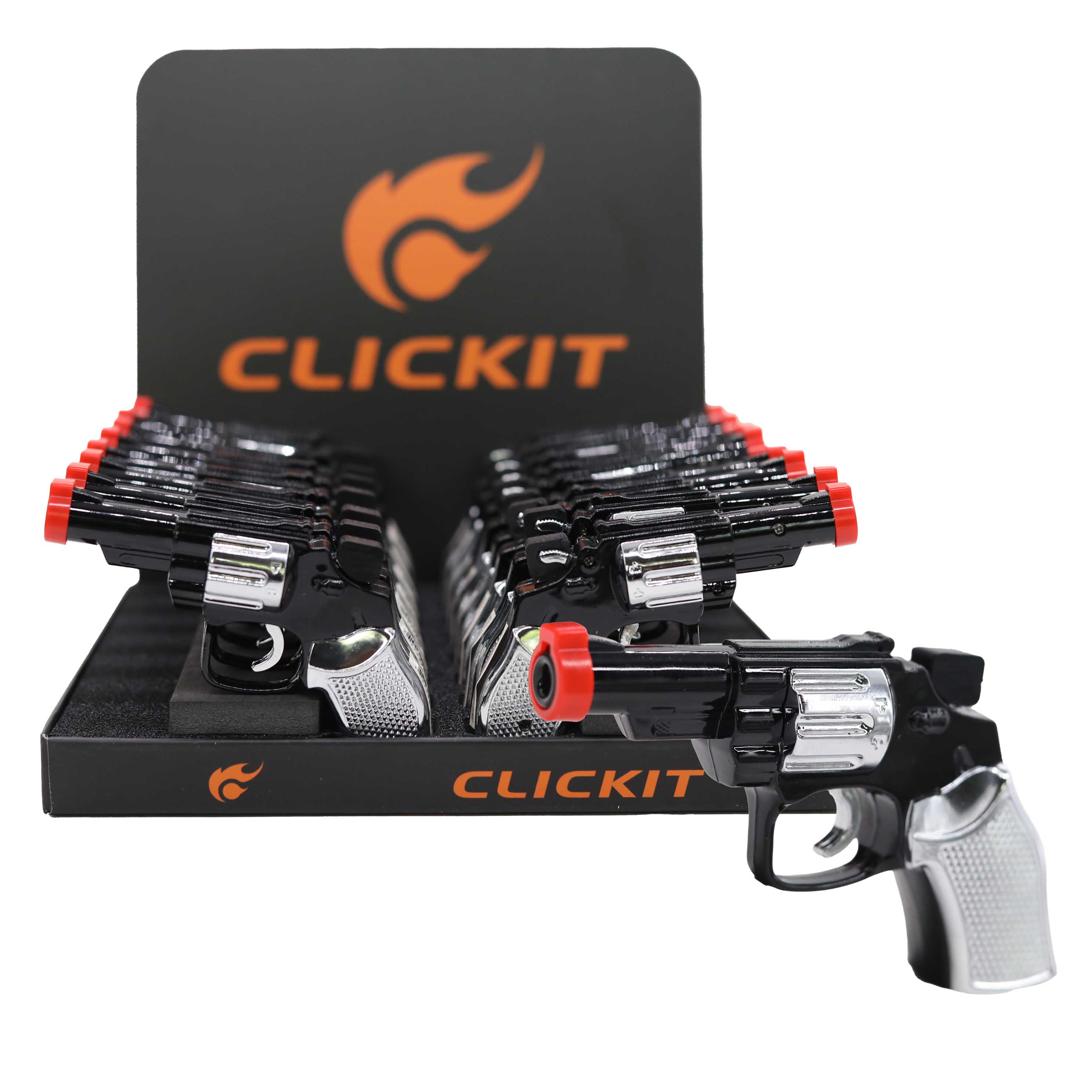Clickit Shocking Gun Lighters (SH-018) | 16 Count Display product image