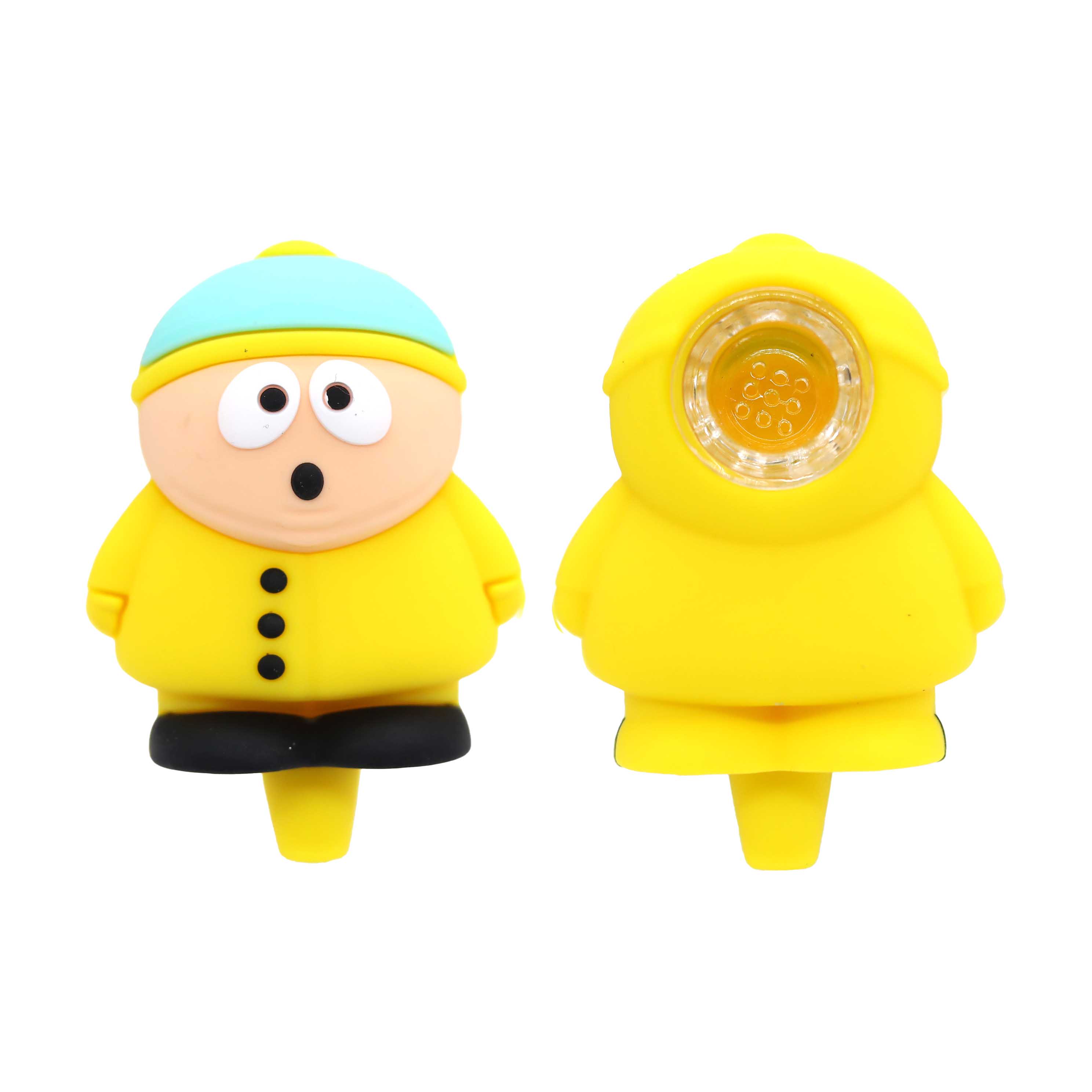 Yellow Character Silicone Handpipe (SL-5059) | 4 inch product image